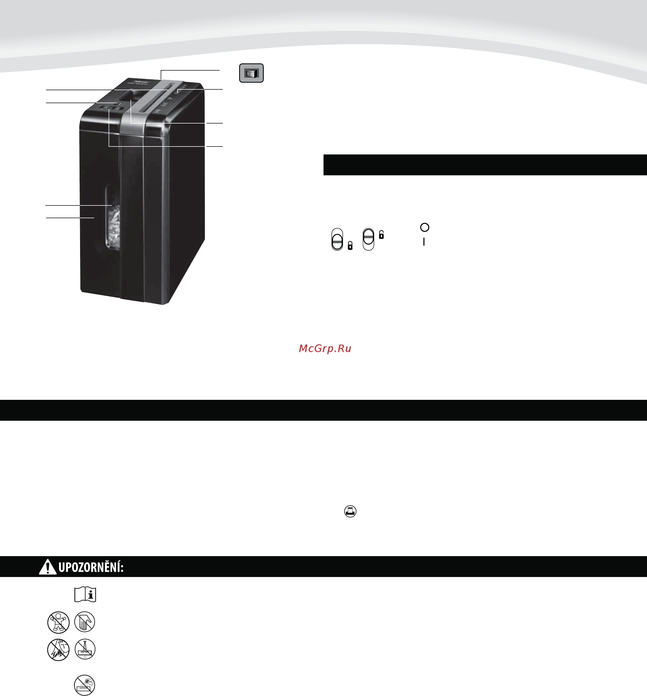 Fellowes PowerShred DS-500C FS-34013 Черный [30/40] Česky