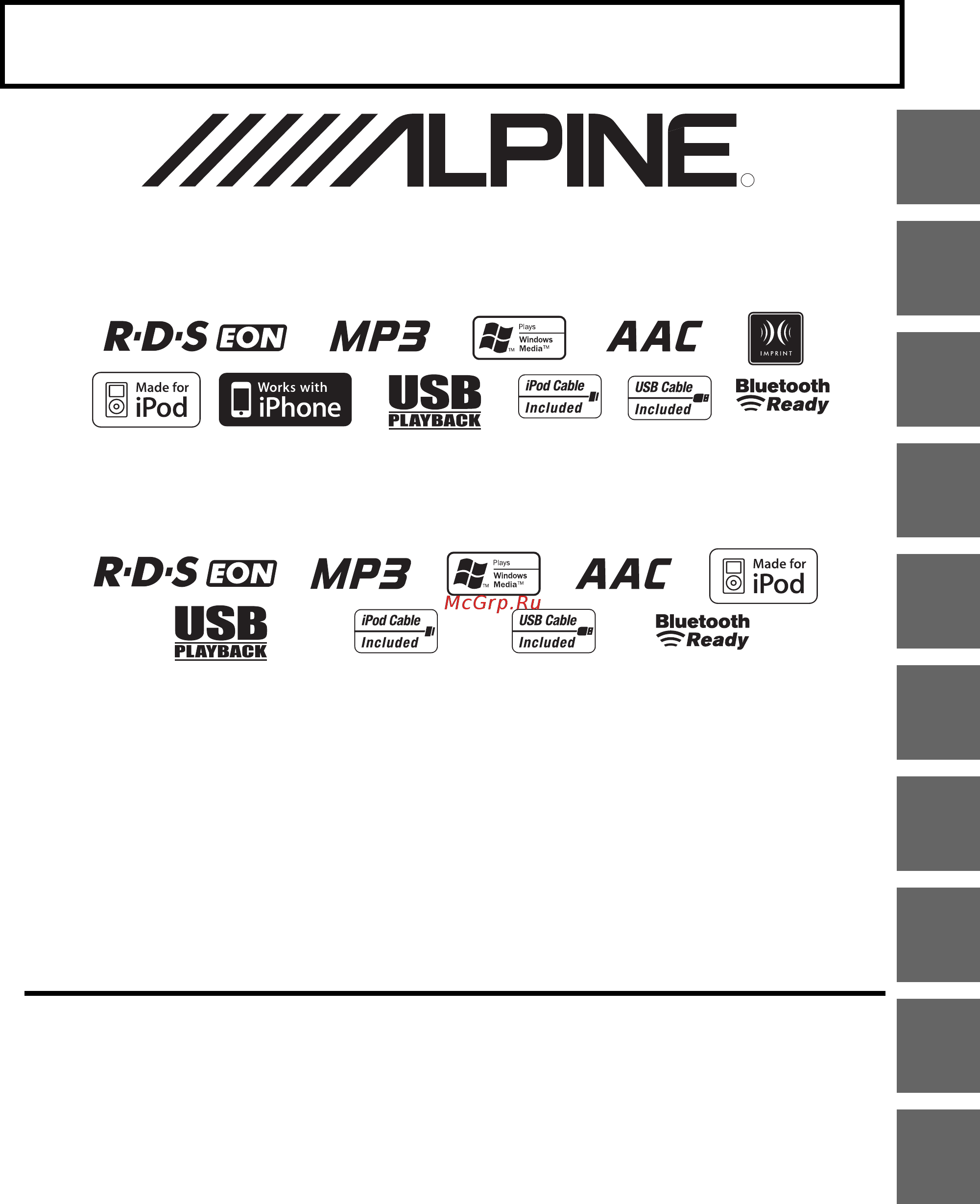 Alpine IDA-X311RR Инструкция по эксплуатации онлайн