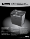Fellowes Powershred P-48C Инструкция по эксплуатации