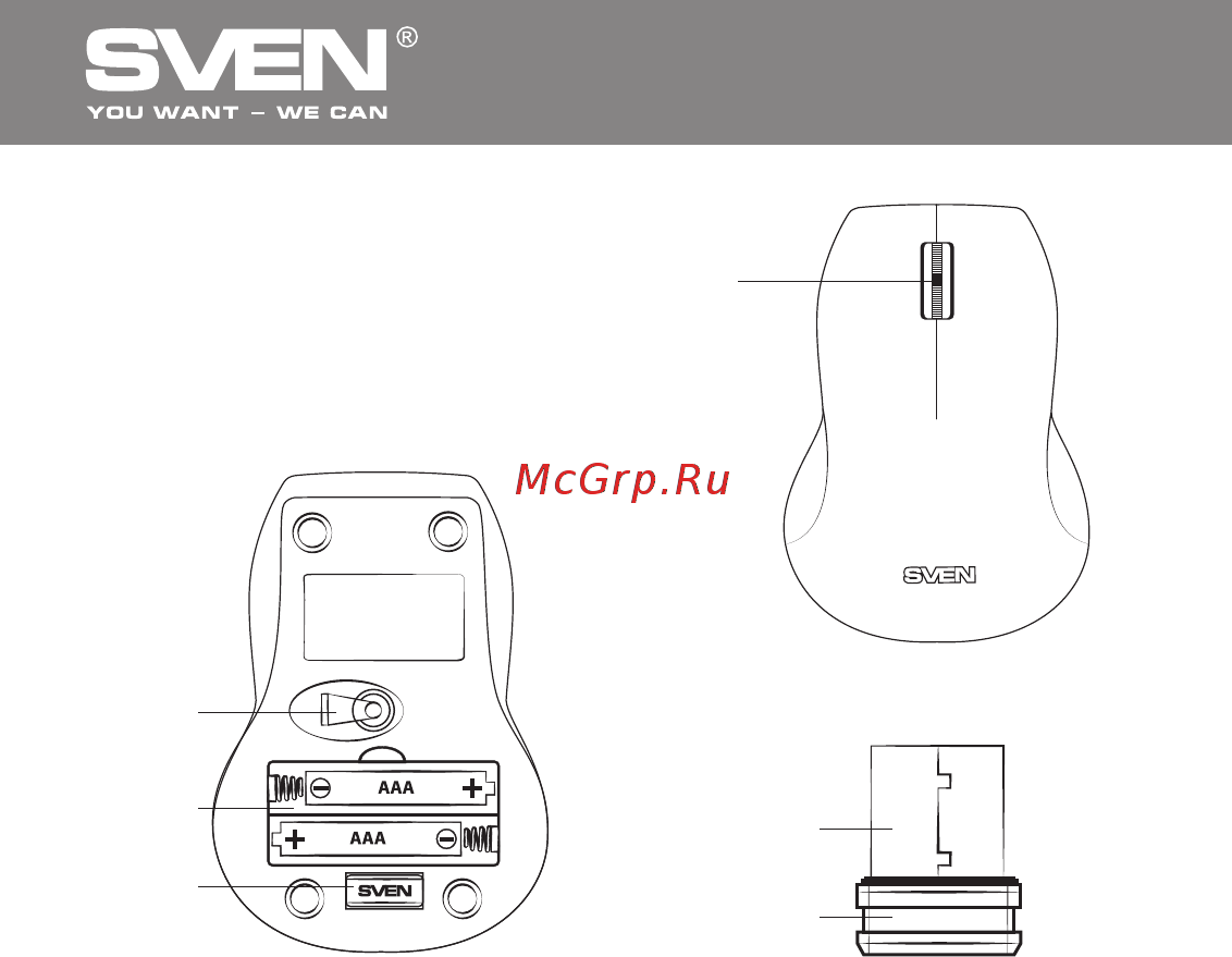 Sven RX-610 Wireless White [11/22] Безпровідна оптична миша