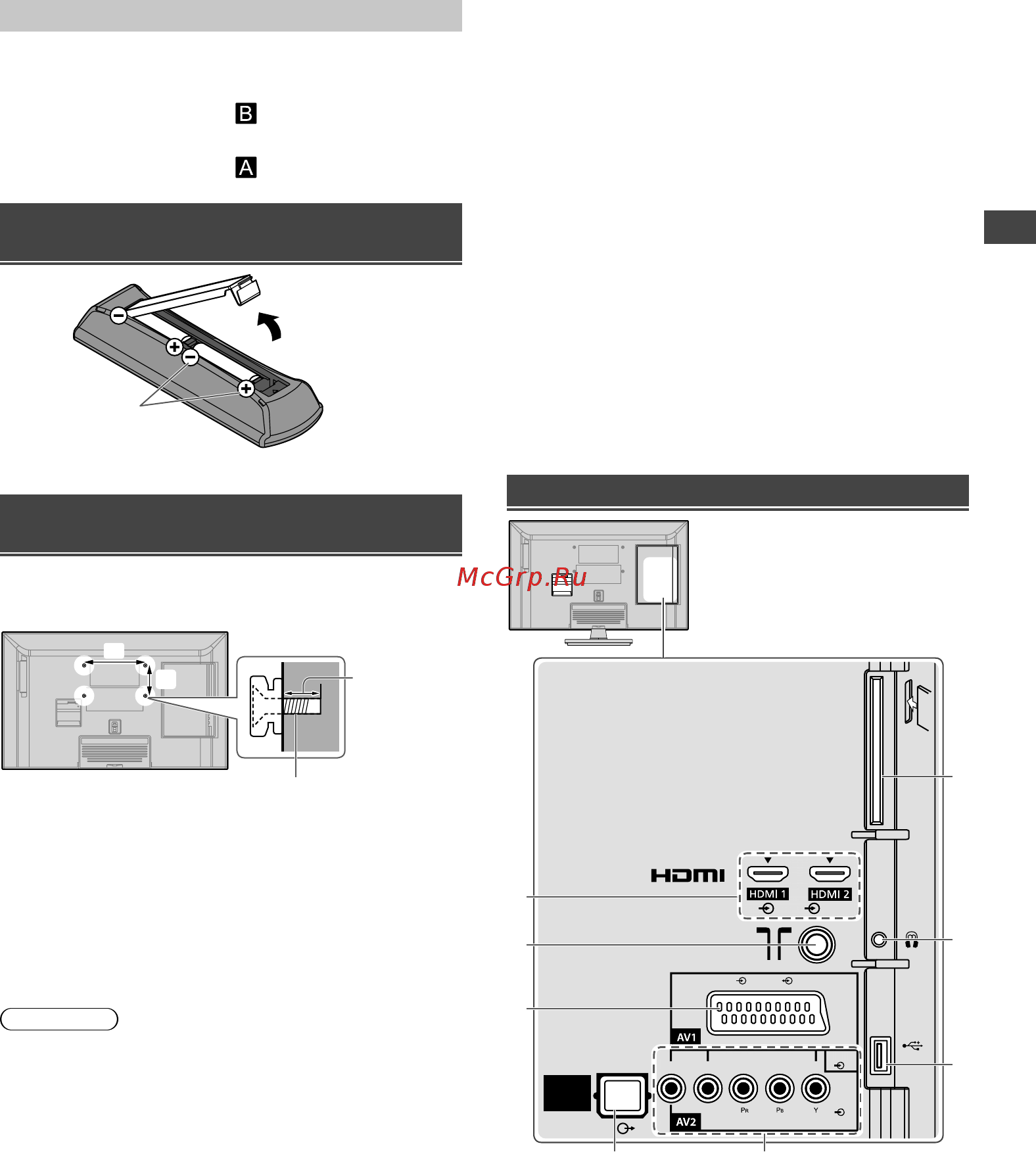Panasonic TX-32AR300 [5/24] Разъёмы