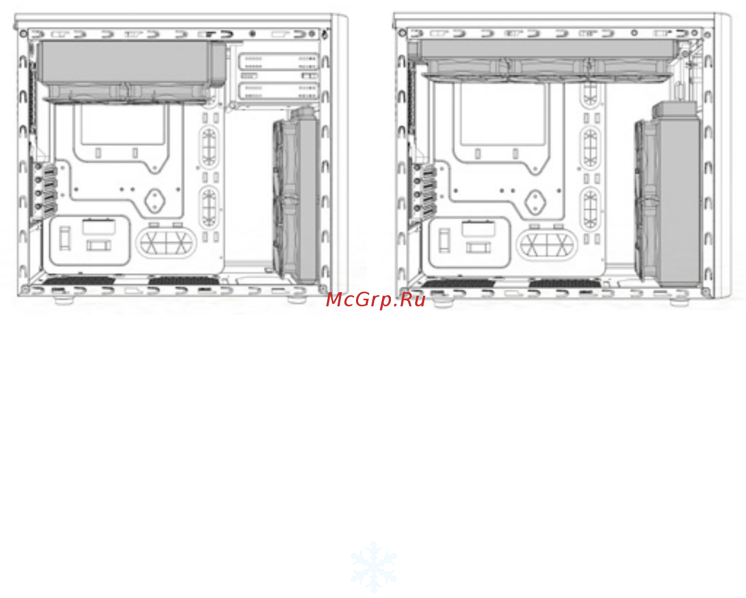 Fractal Design Arc Mini R2, FD-CA-ARC-MINI-R2-BL-W [10/45] Options de refroidissement à l eau