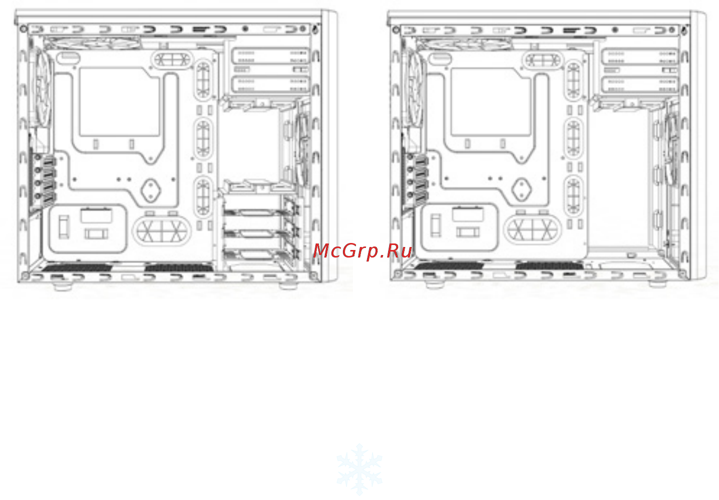 Fractal Design Arc Mini R2, FD-CA-ARC-MINI-R2-BL-W [20/45] 適応できるドライブケージ