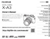 Fujifilm X-A3 Kit 16-50mm Silver Инструкция по эксплуатации