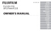 Fujifilm XF 27 mm f/2.8 (16389123) Инструкция по эксплуатации