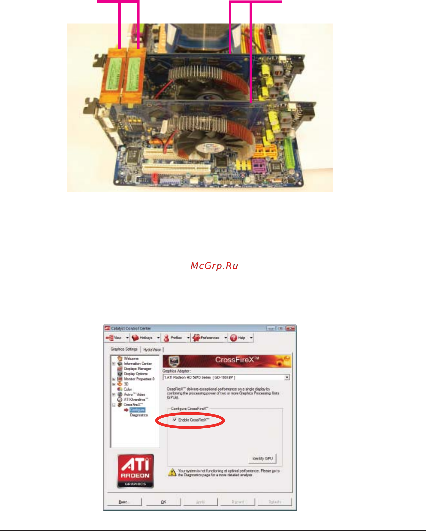Gigabyte GV-R80T256V [5/39] Conﬁ guration