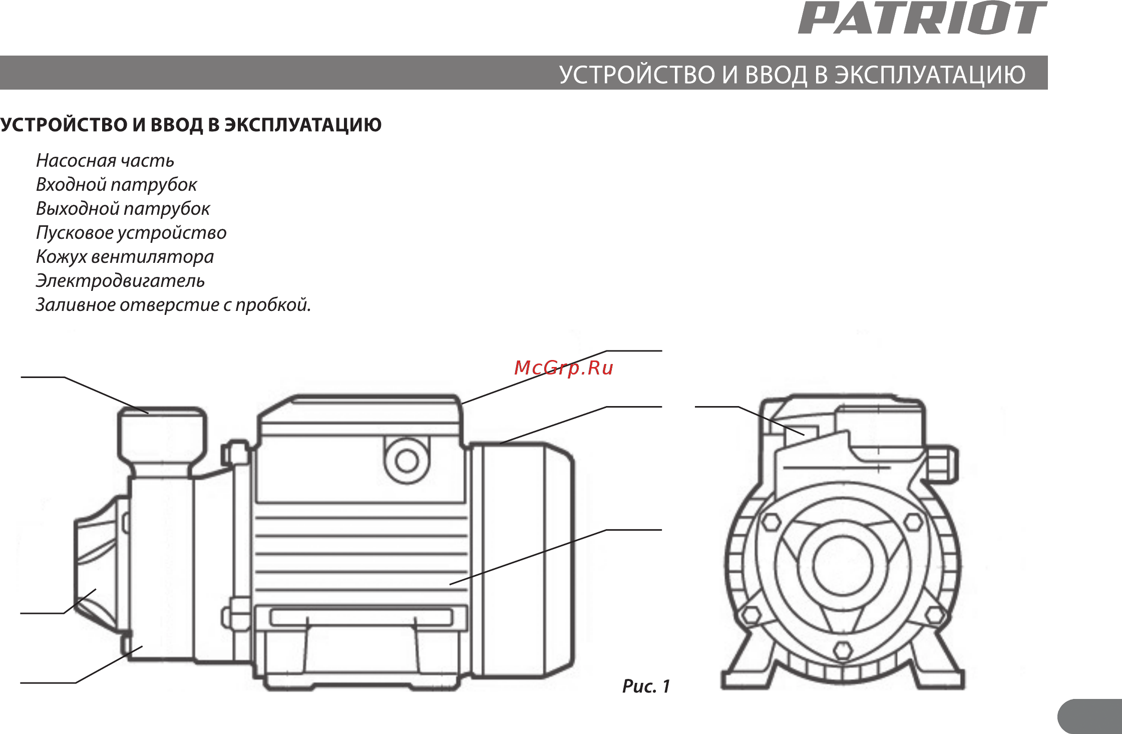 Patriot QB 60 Инструкция по эксплуатации онлайн [6/11] 224861