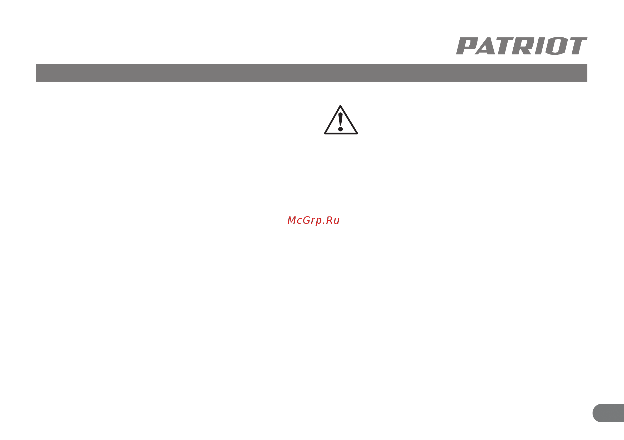 Patriot PTR 50-260A [14/23] Техническое обслуживание