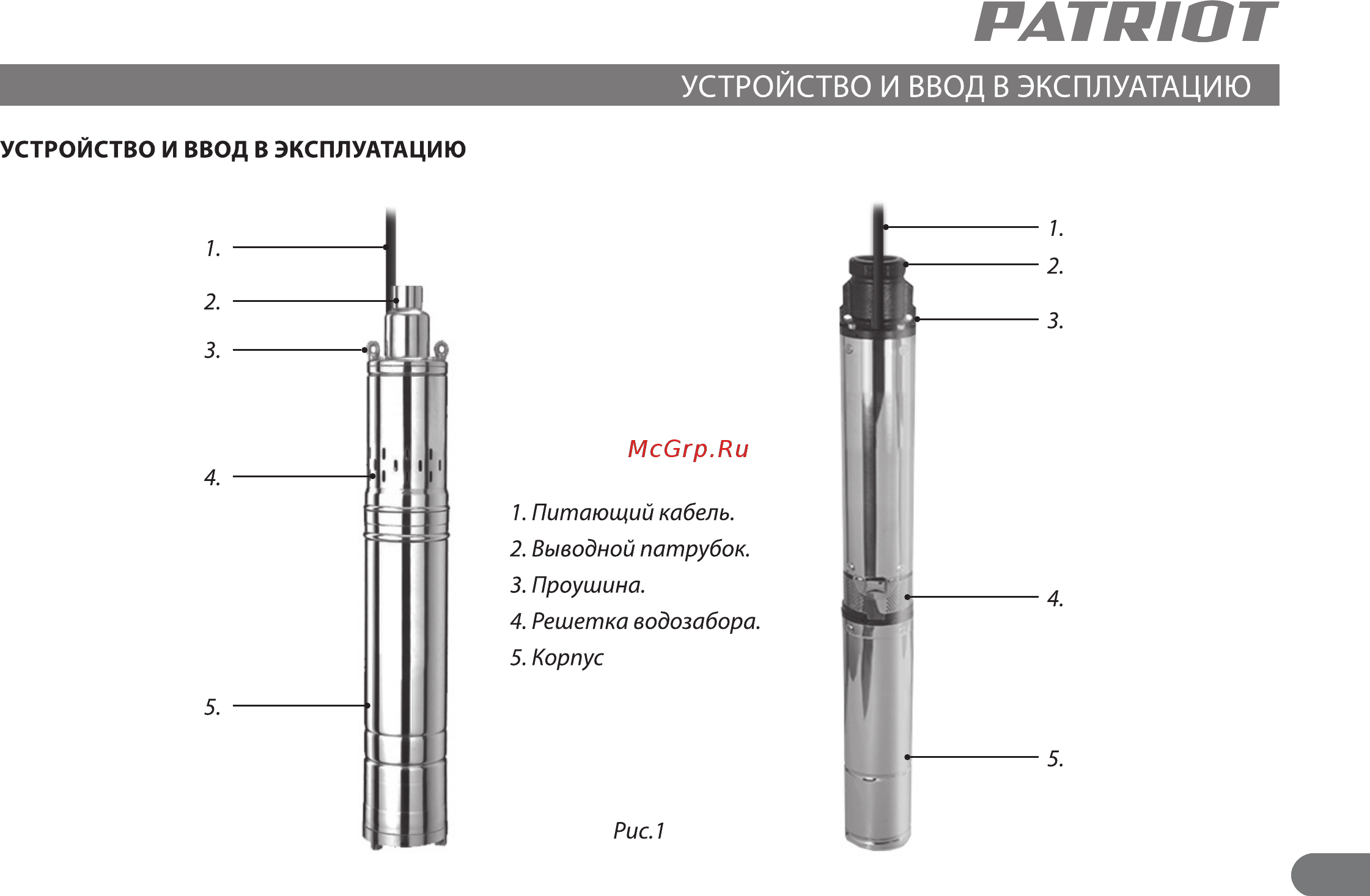 Patriot SP 4250 S Инструкция по эксплуатации онлайн [8/15] 224937