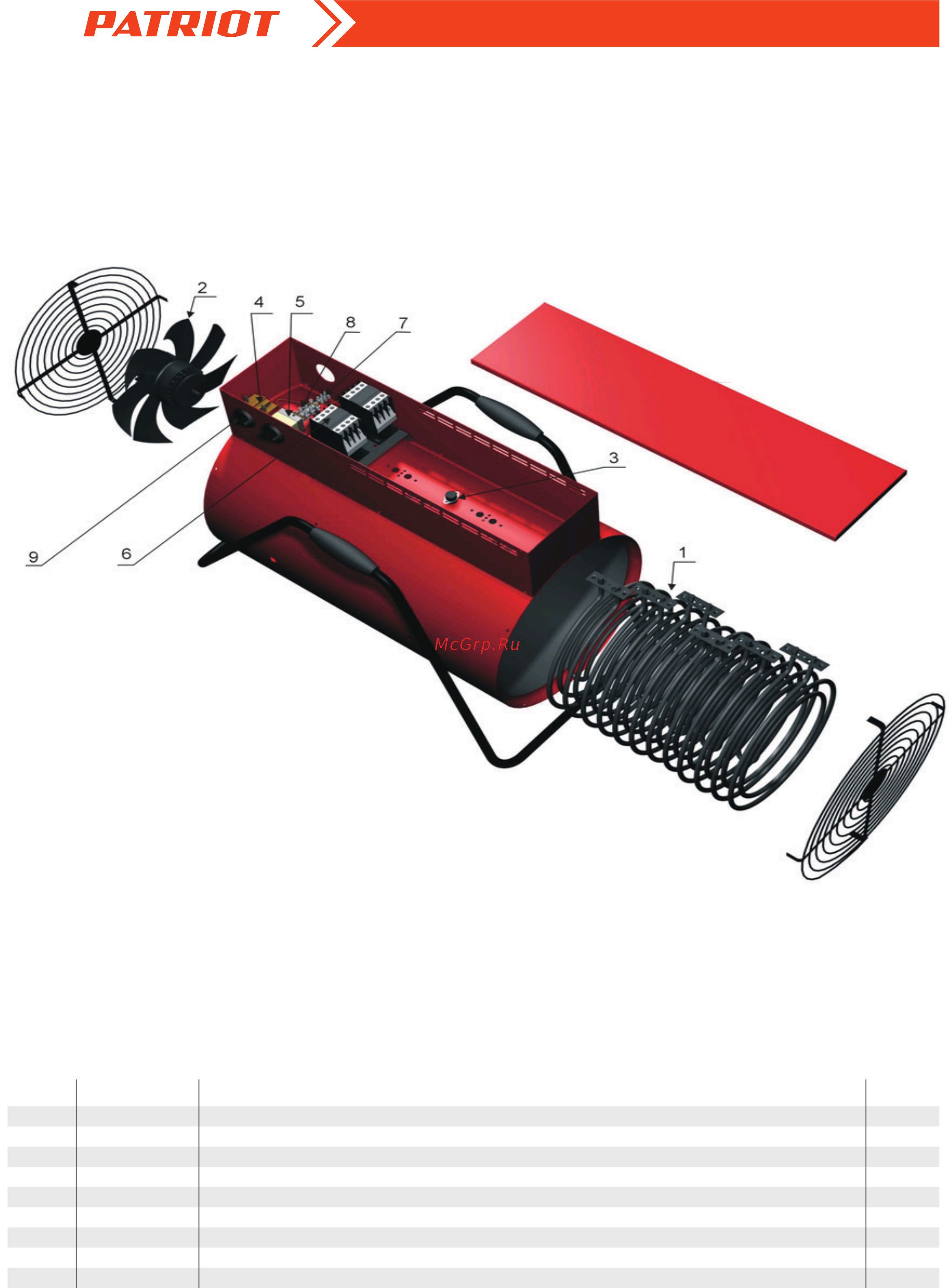 Patriot PT-R 24 [2/3] Pt r24 тепловентилятор электрический