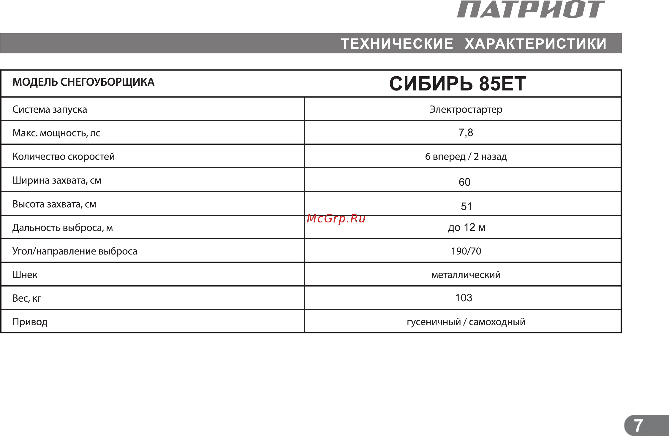 Patriot СИБИРЬ 85ЕТ [6/24] Сибирь 85ет