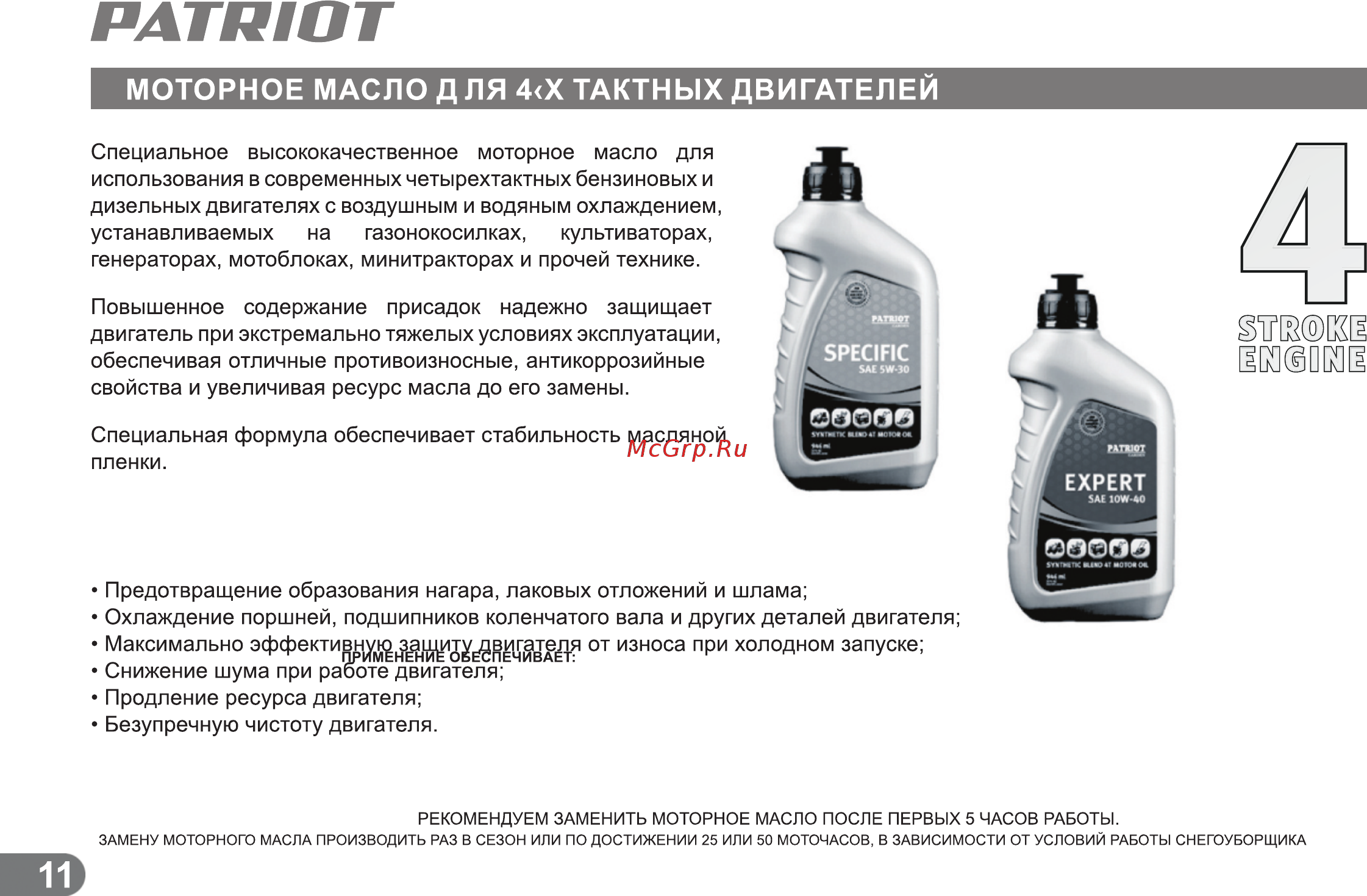 Patriot PS 888 S [10/21] Страница 11