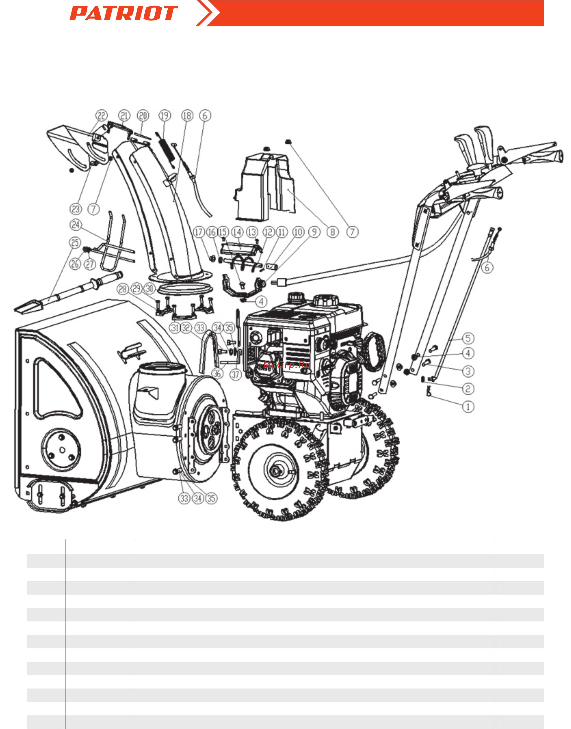 Patriot PS 921 Е [2/10] Ps 921 e снегоуборщик