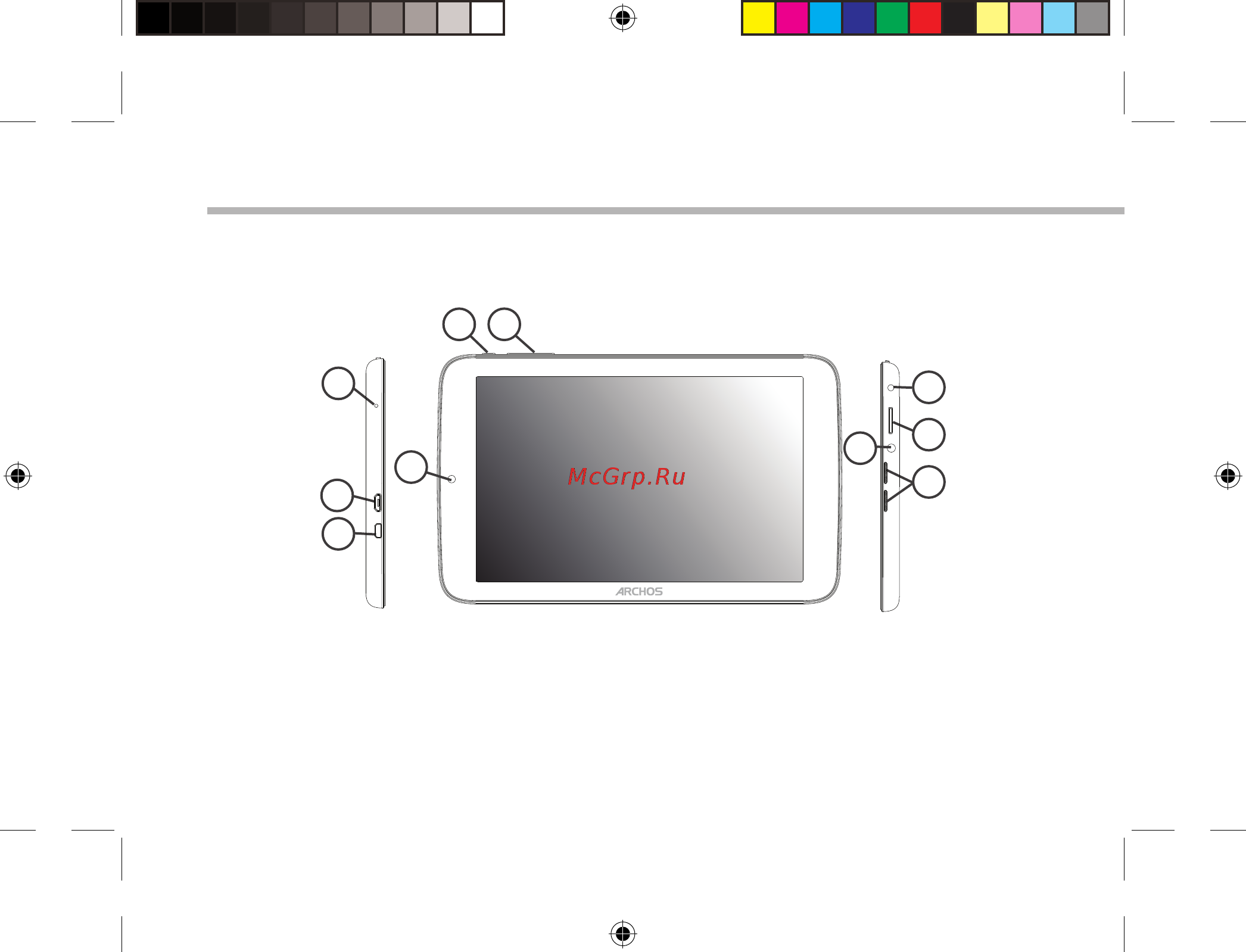 Archos 70IT WIFI 8Gb [102/114] Описание устройства