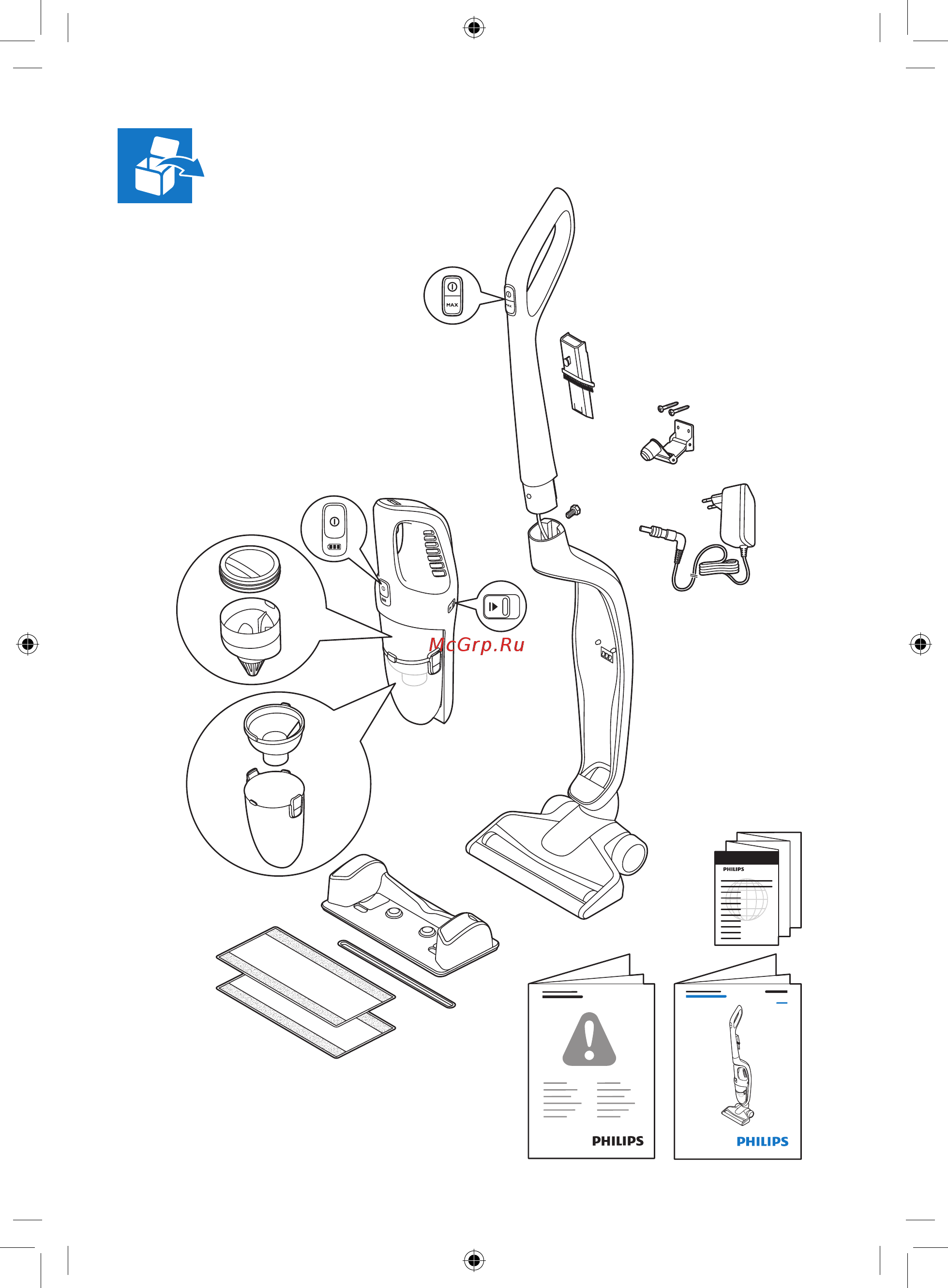 Philips FC6404/01 Руководство пользователя онлайн [3/16] 225346