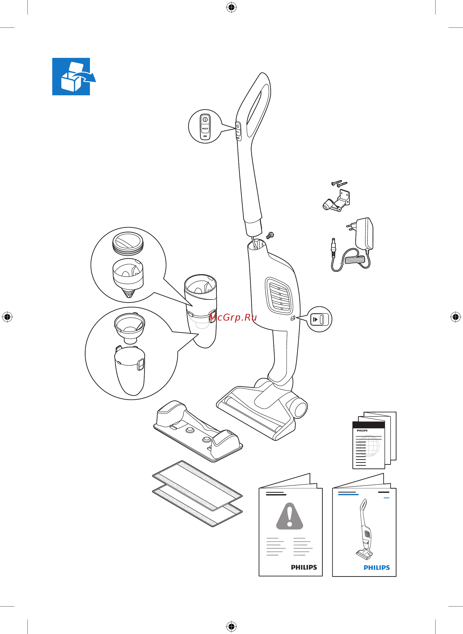 Philips FC6400/01 Руководство пользователя онлайн [3/16] 225347