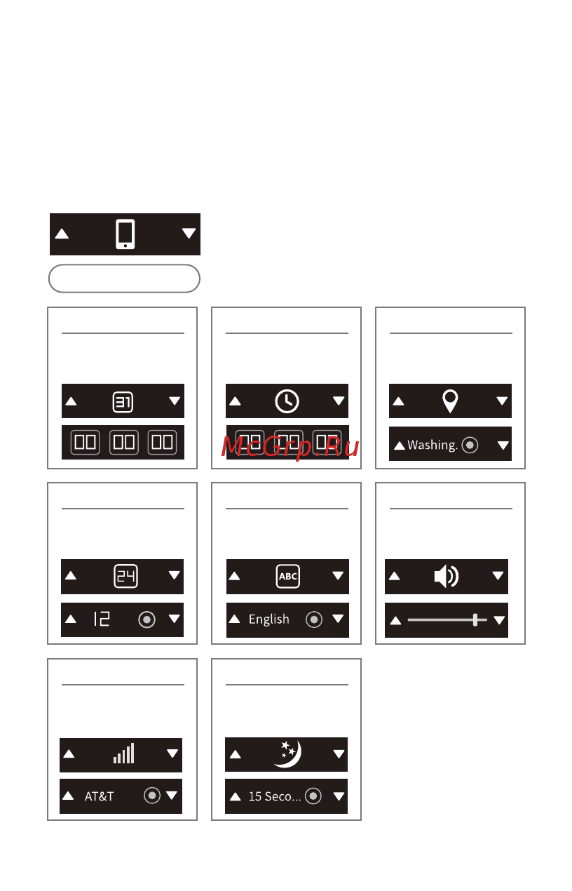Elari CardPhone [15/18] Настройка сети выбор оператора