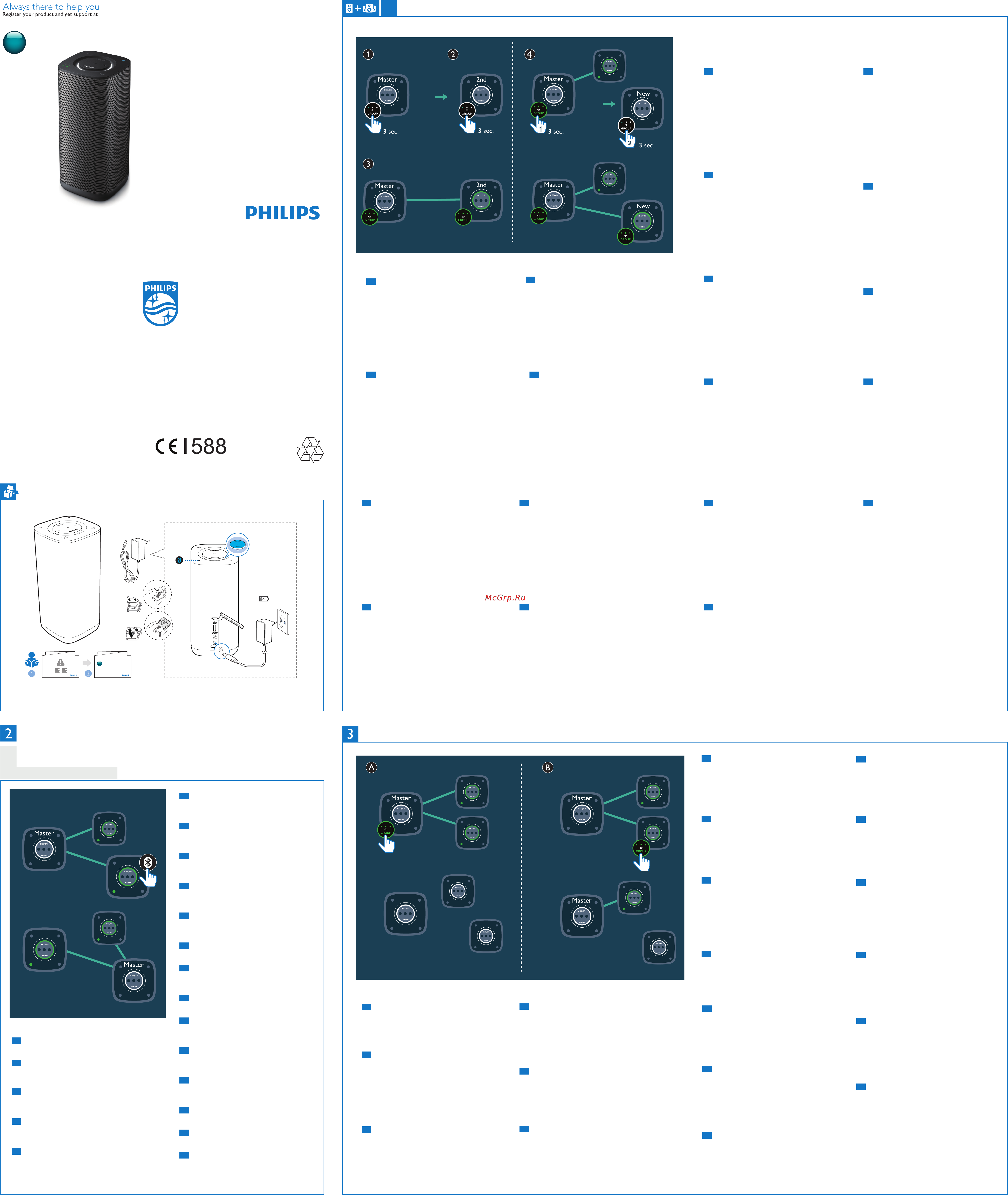 Philips BM6W/10 Краткое руководство онлайн