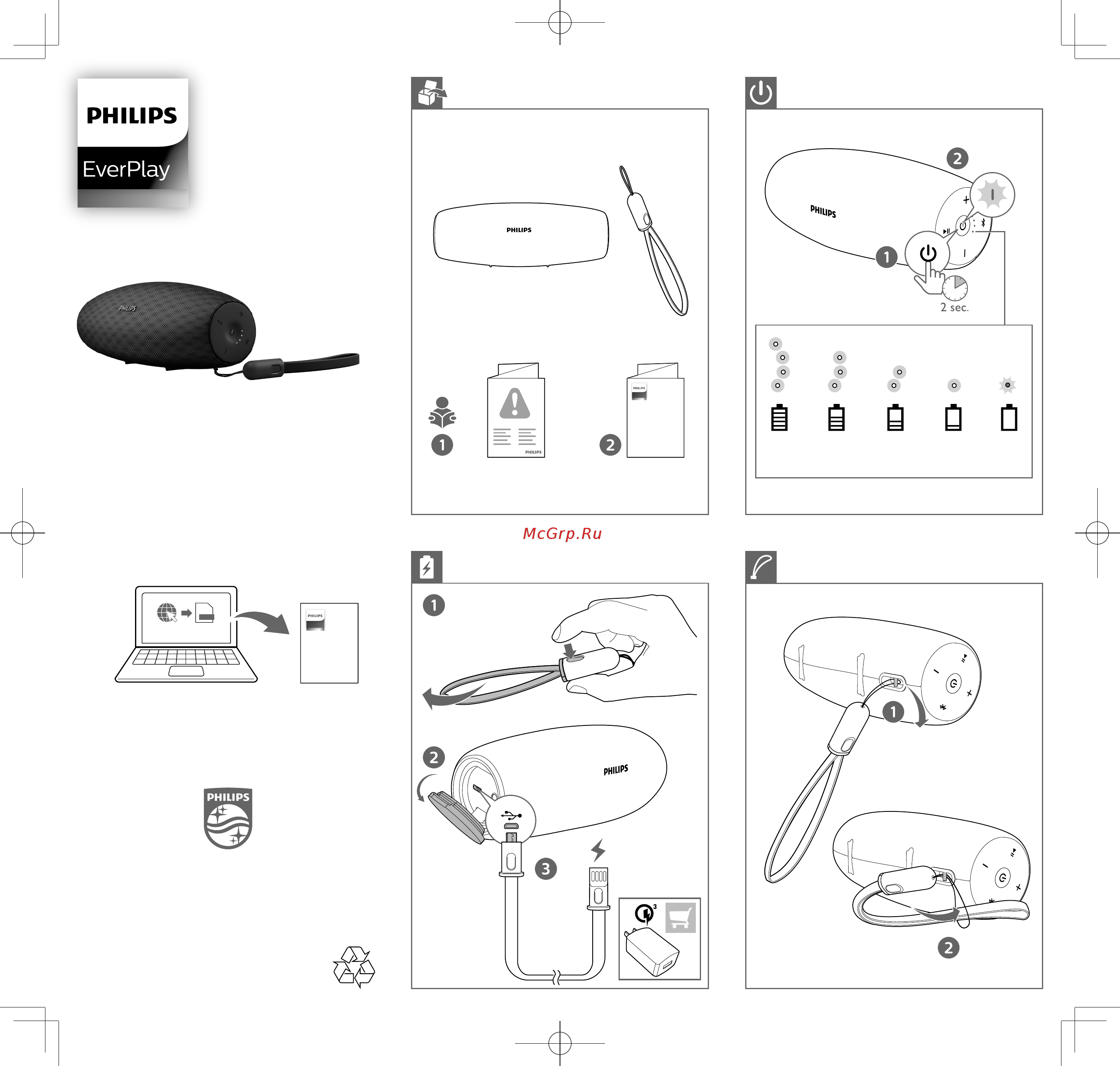 Philips BT7900A/00 Краткое руководство онлайн