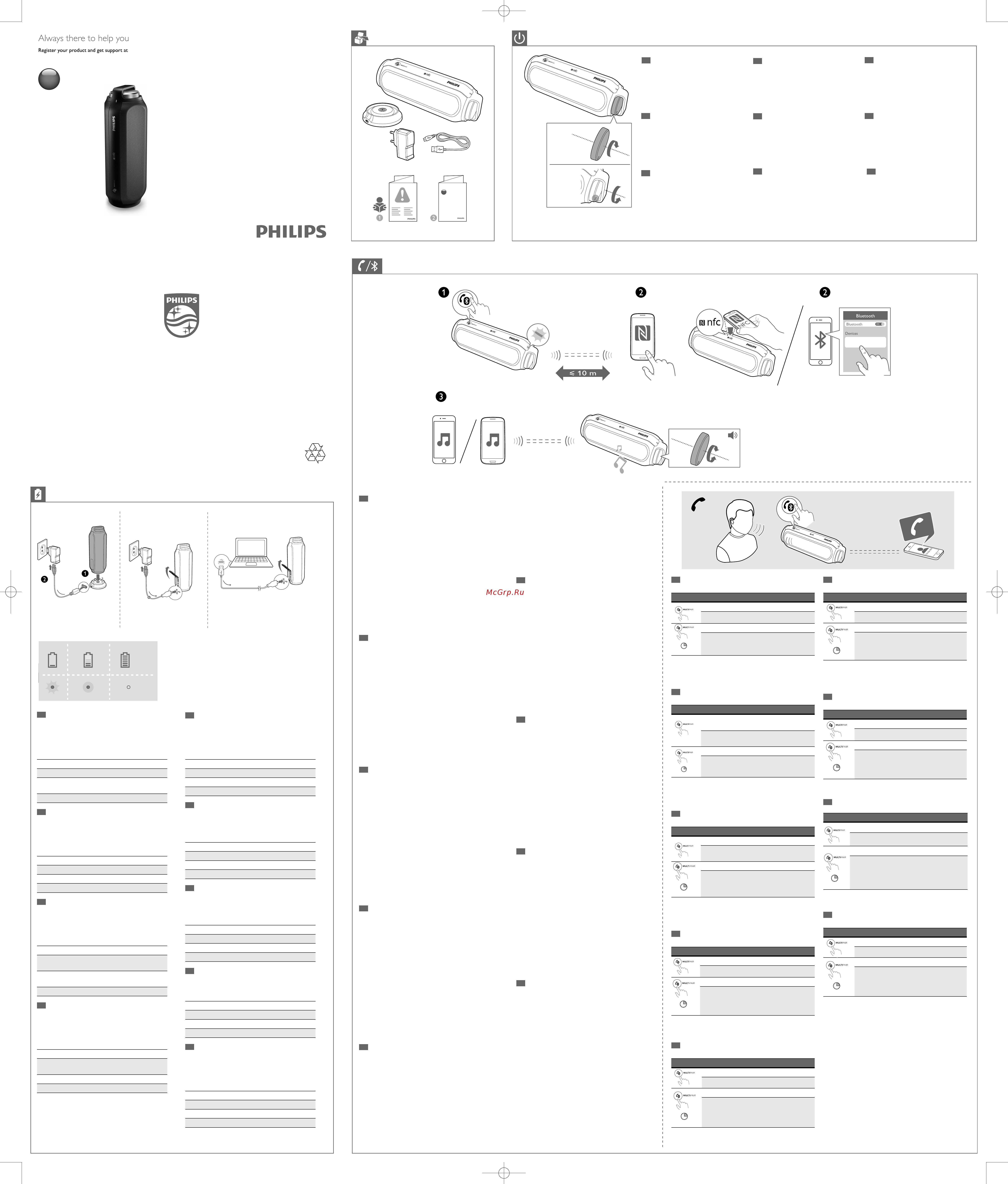 Philips BT6600N/12 Краткое руководство онлайн