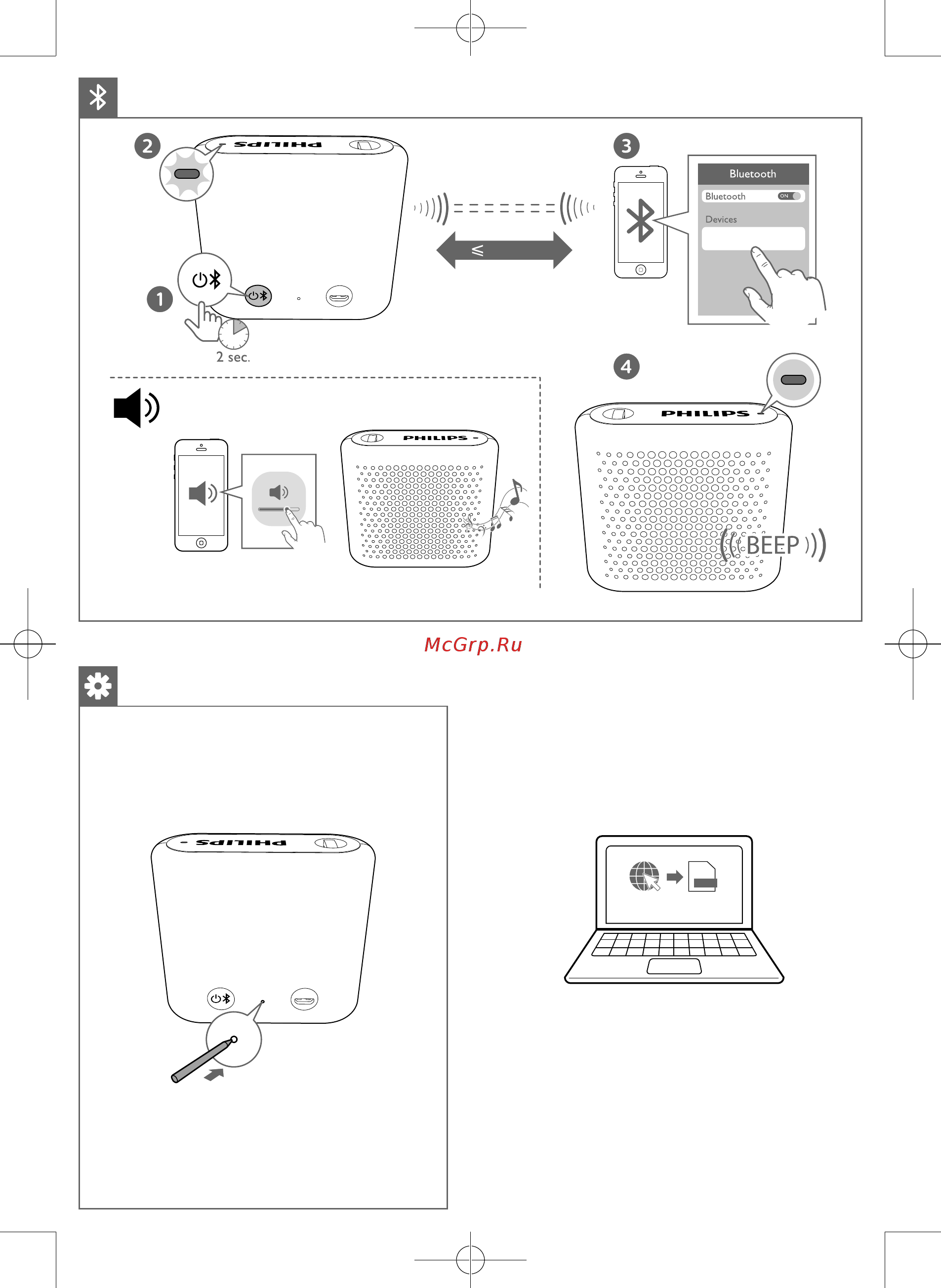 Philips BT55P/00 [2/2] Www philips com support