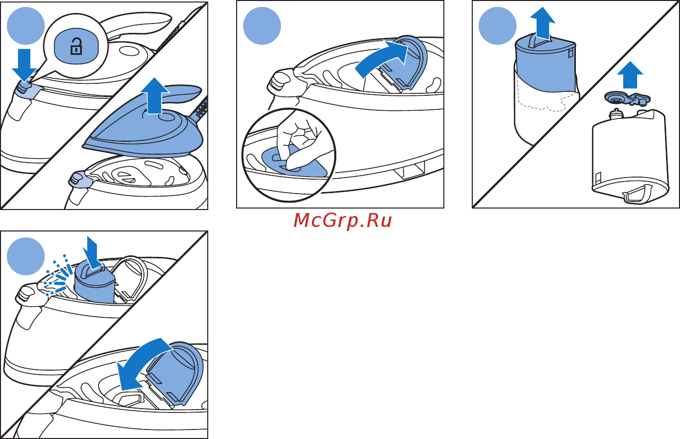 Philips GC7640/80 Инструкция по эксплуатации онлайн [6/44] 225660