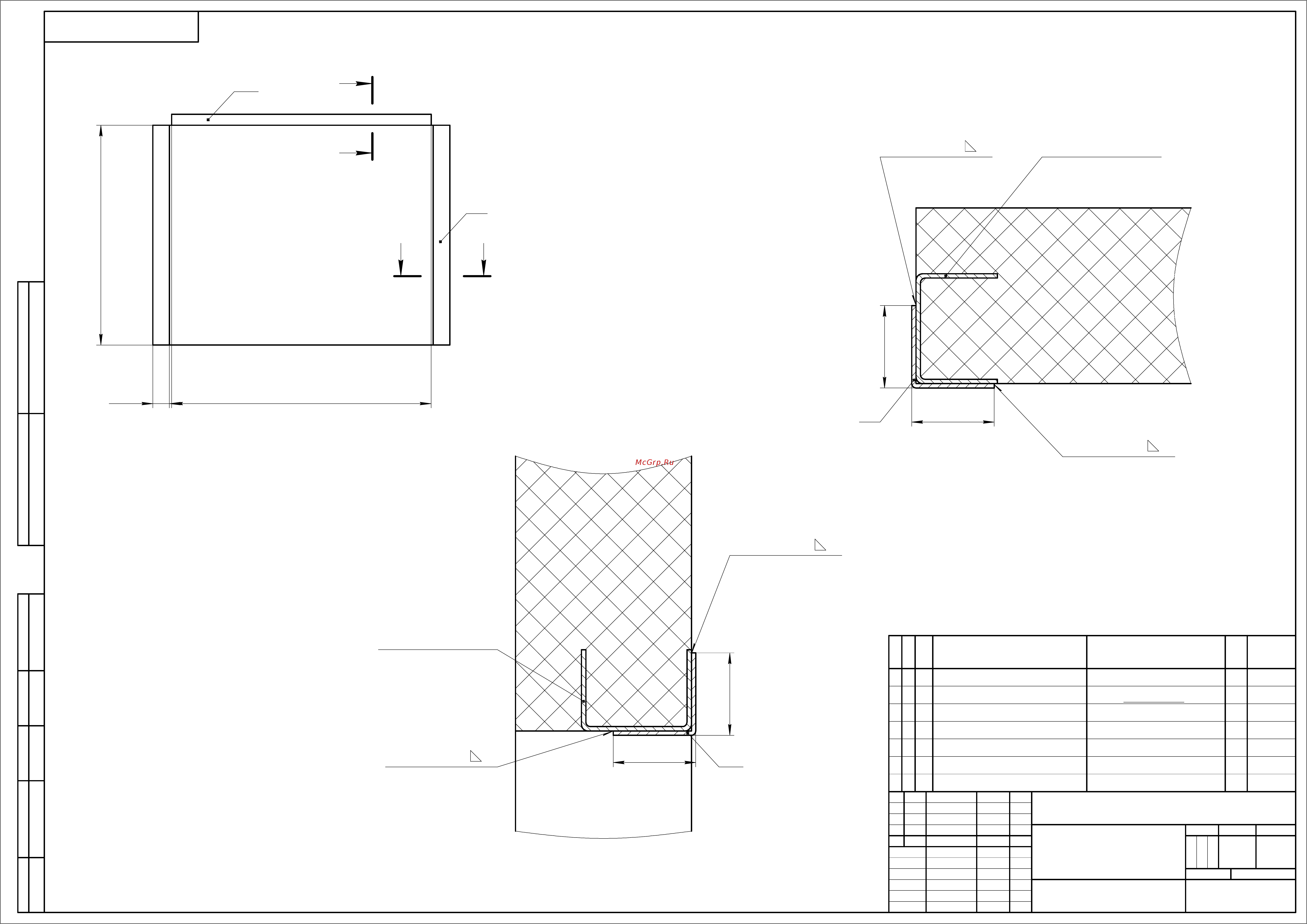 DoorHan RSD02 Чертеж - RSD02, вертикальный подъем, окантовка проема онлайн