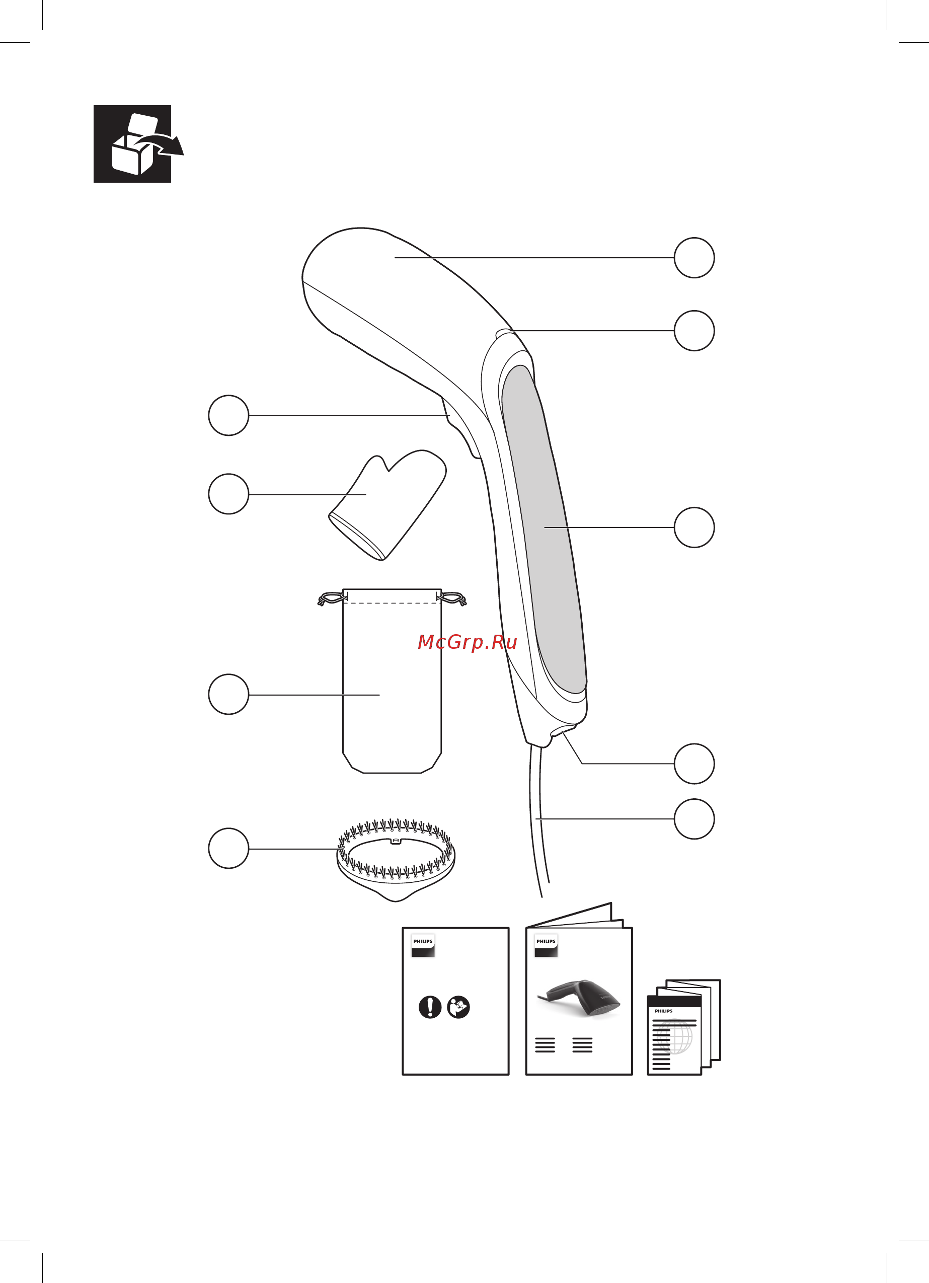 Philips STEAM&GO GC362/80 Руководство пользователя онлайн [3/20] 303388