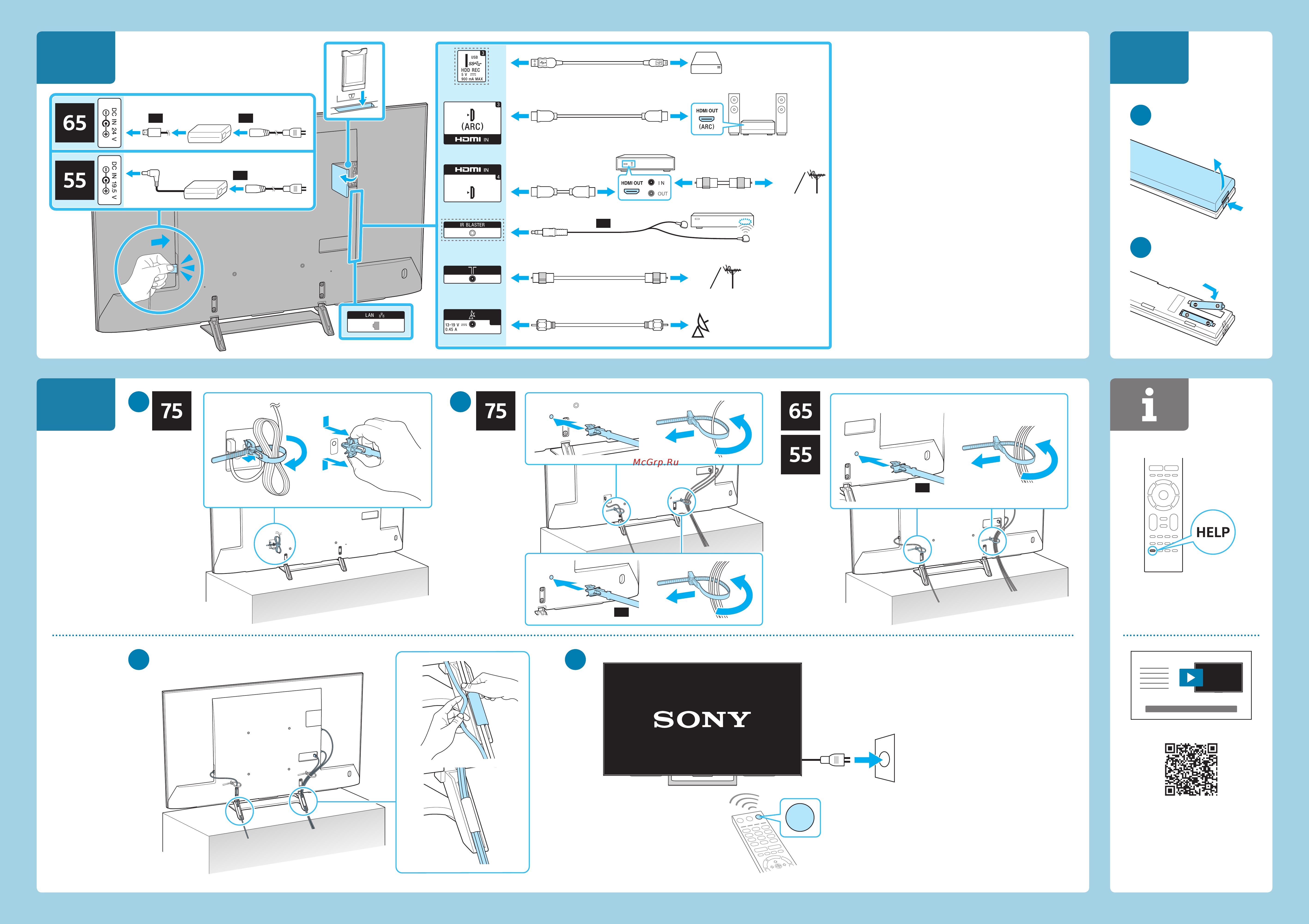 Sony KD-65XE9005 Руководство по установке онлайн [2/2] 225833