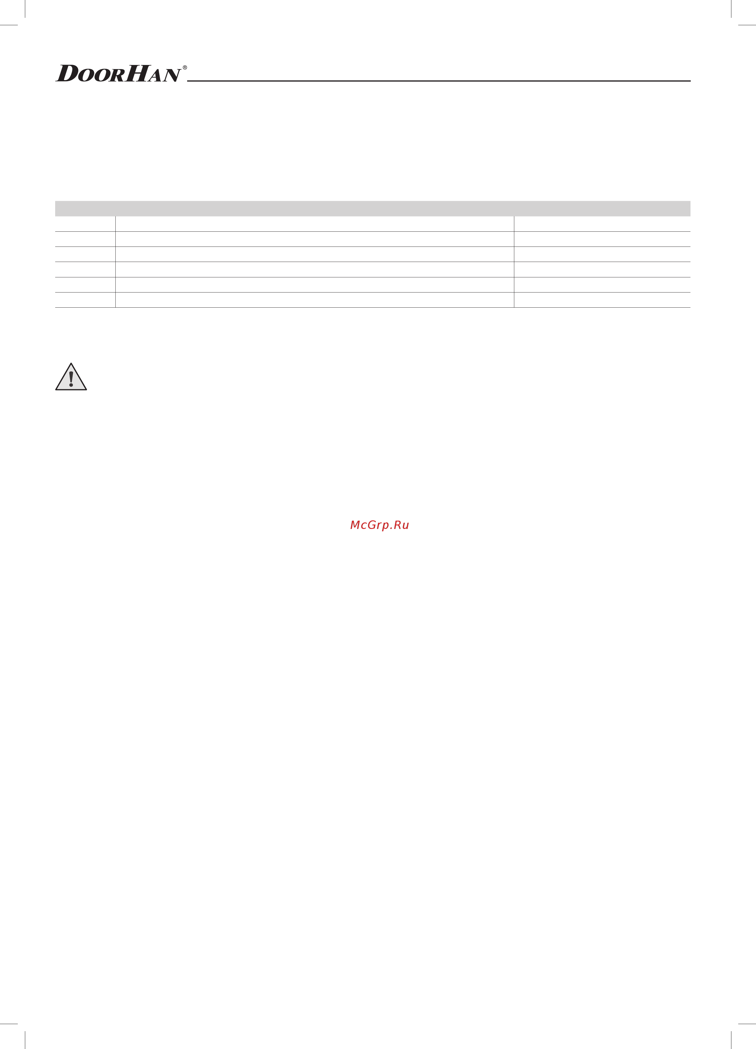 DoorHan Barrier N [3/12] Правилабезопасности