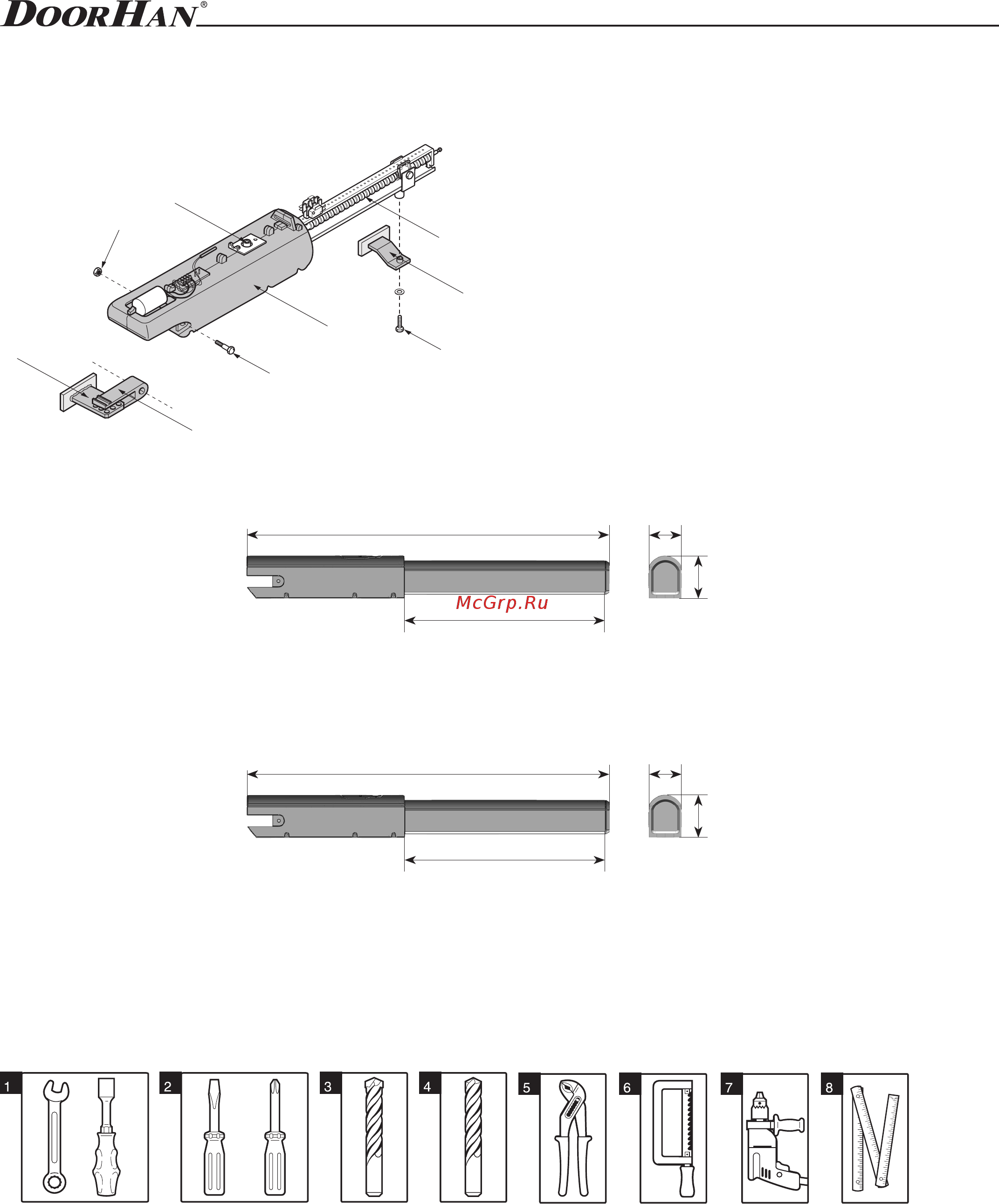 DoorHan SW-3000 [5/14] Устройствопривода