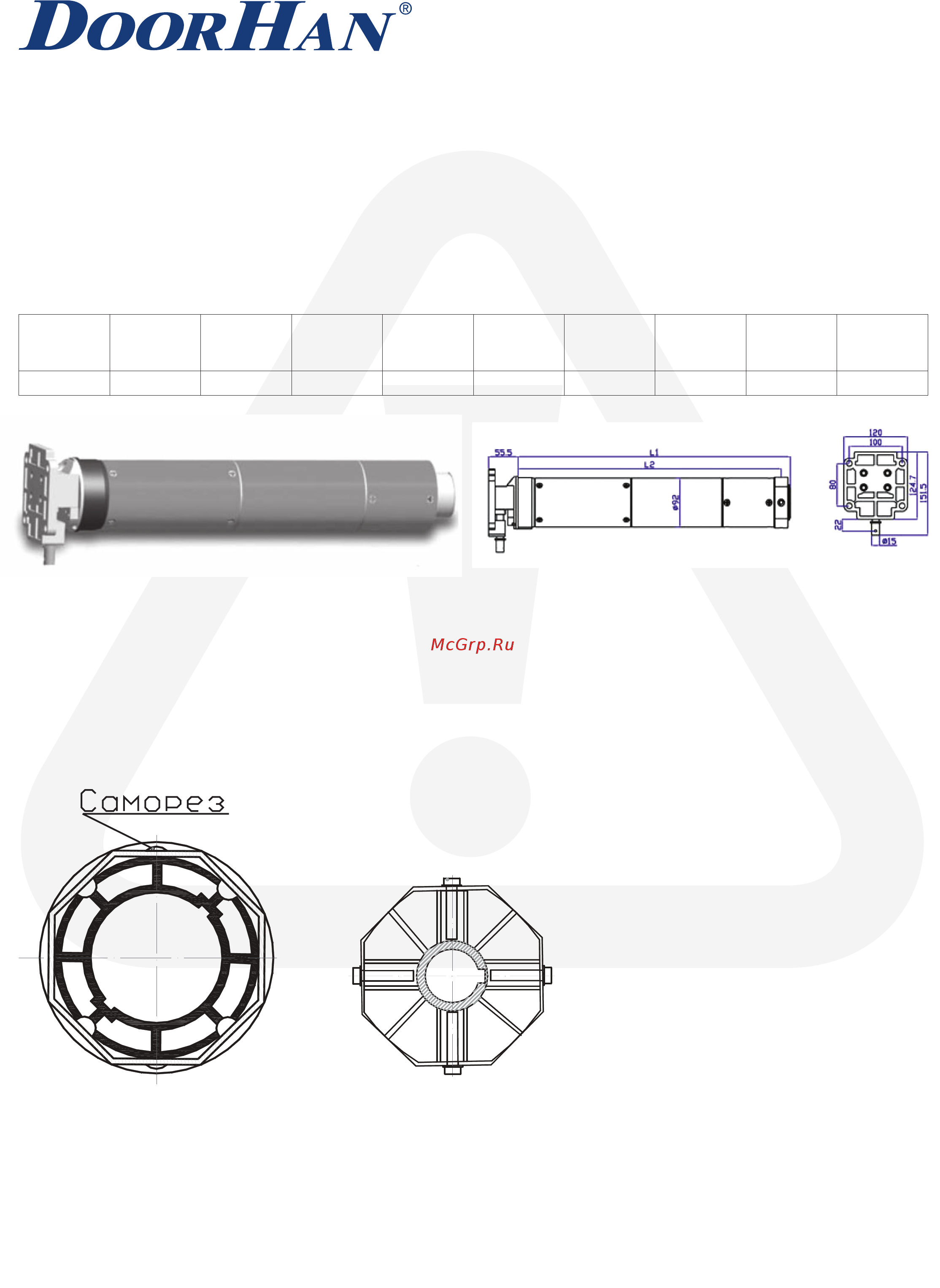 DoorHan RS50/12L Инструкция по эксплуатации онлайн