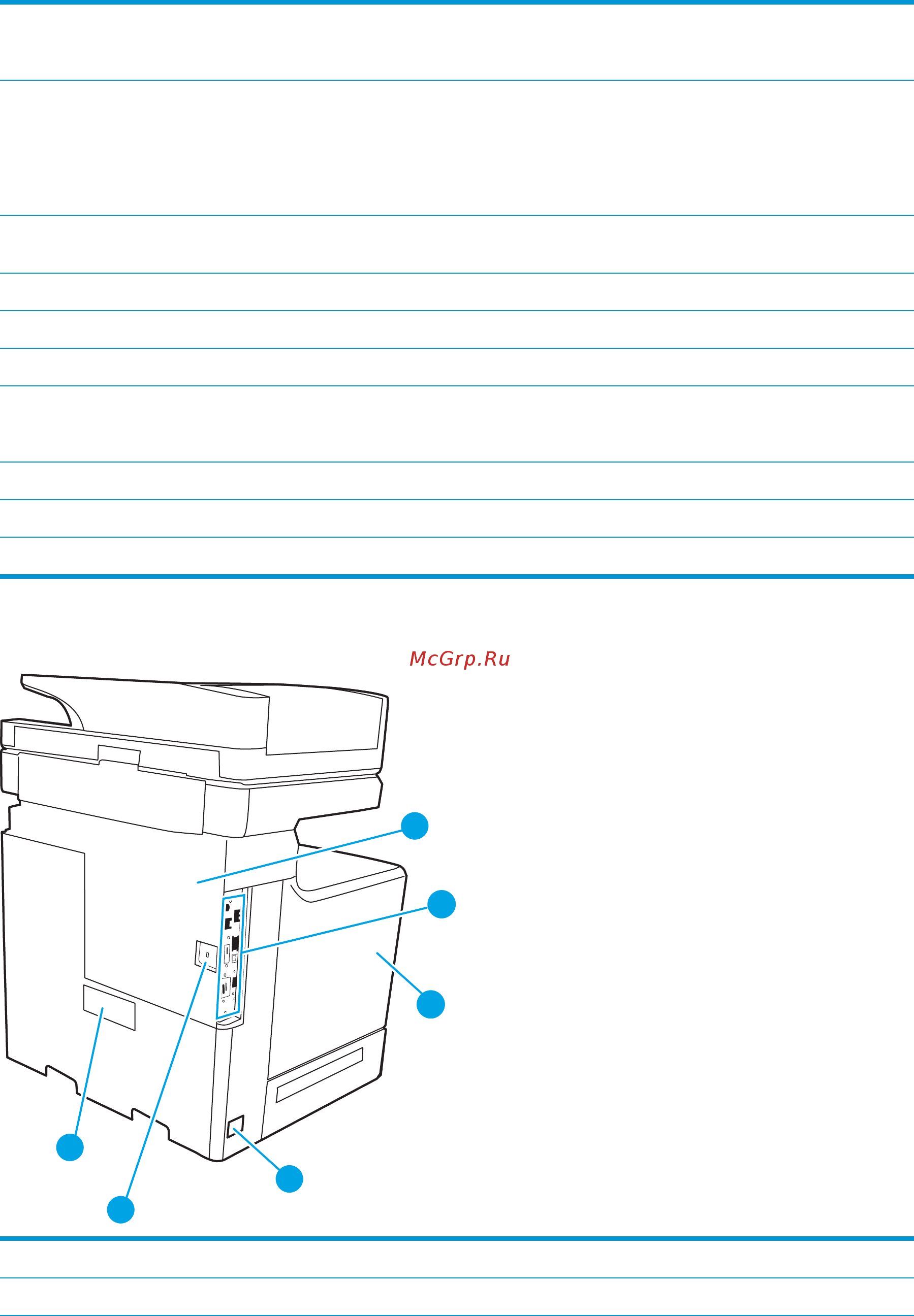 HP Color LaserJet Enterprise Flow MFP M682z [18/282] Глава 1 общие сведения о принтере ruww