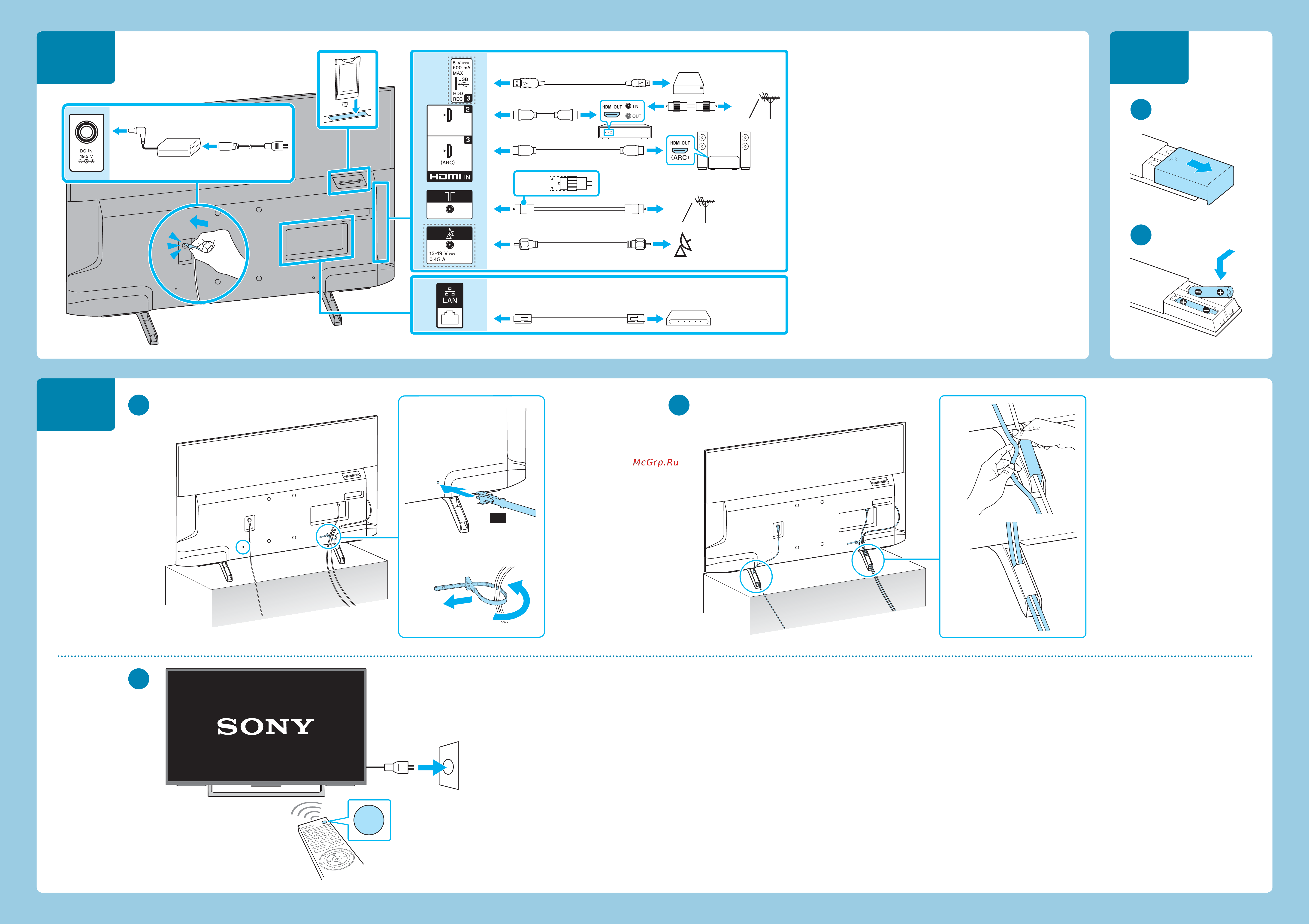 Sony KD-49XE7005 Руководство по установке онлайн [2/2] 226036