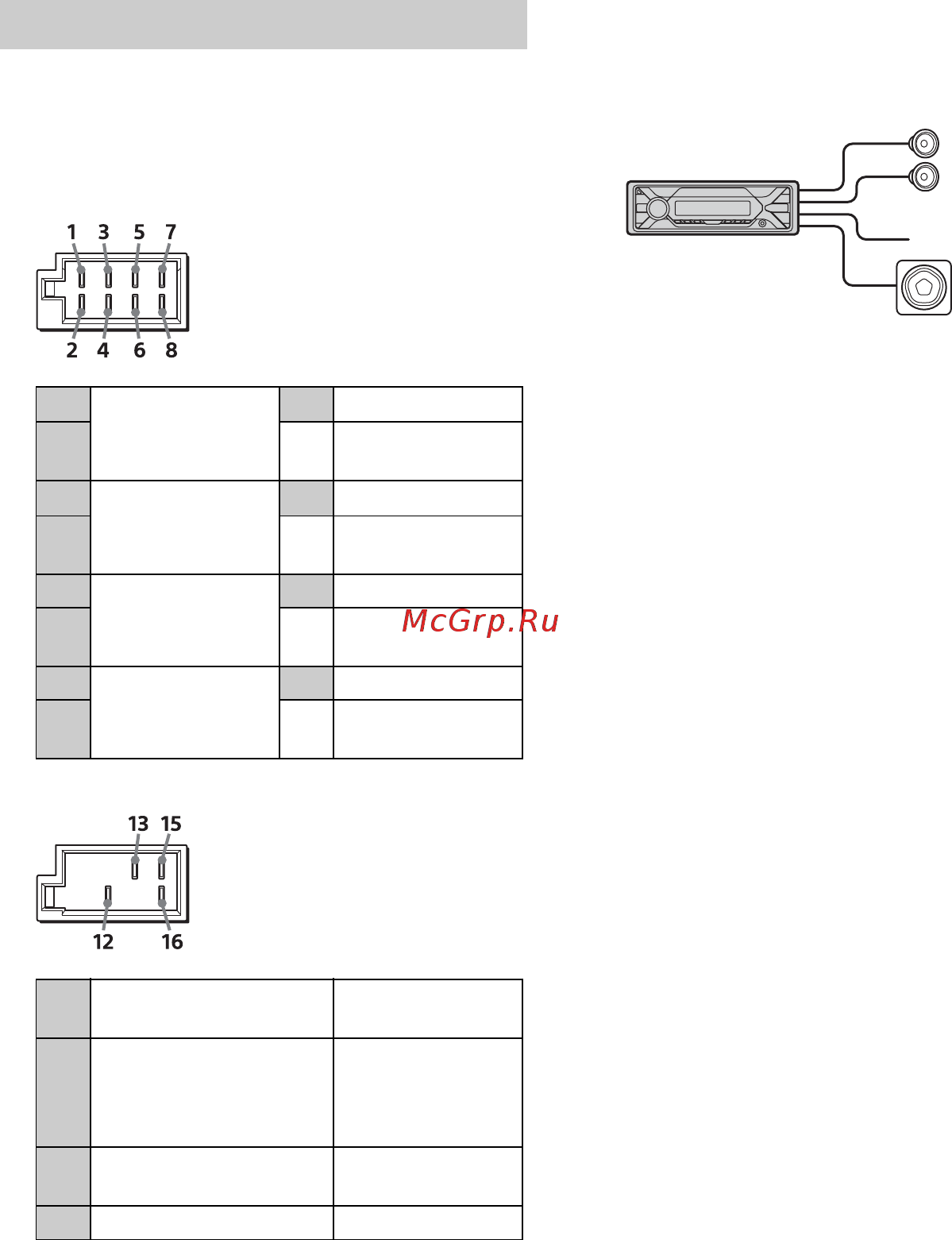 Sony DSX-A212UI [127/160] Conexión de la protección de la memoria