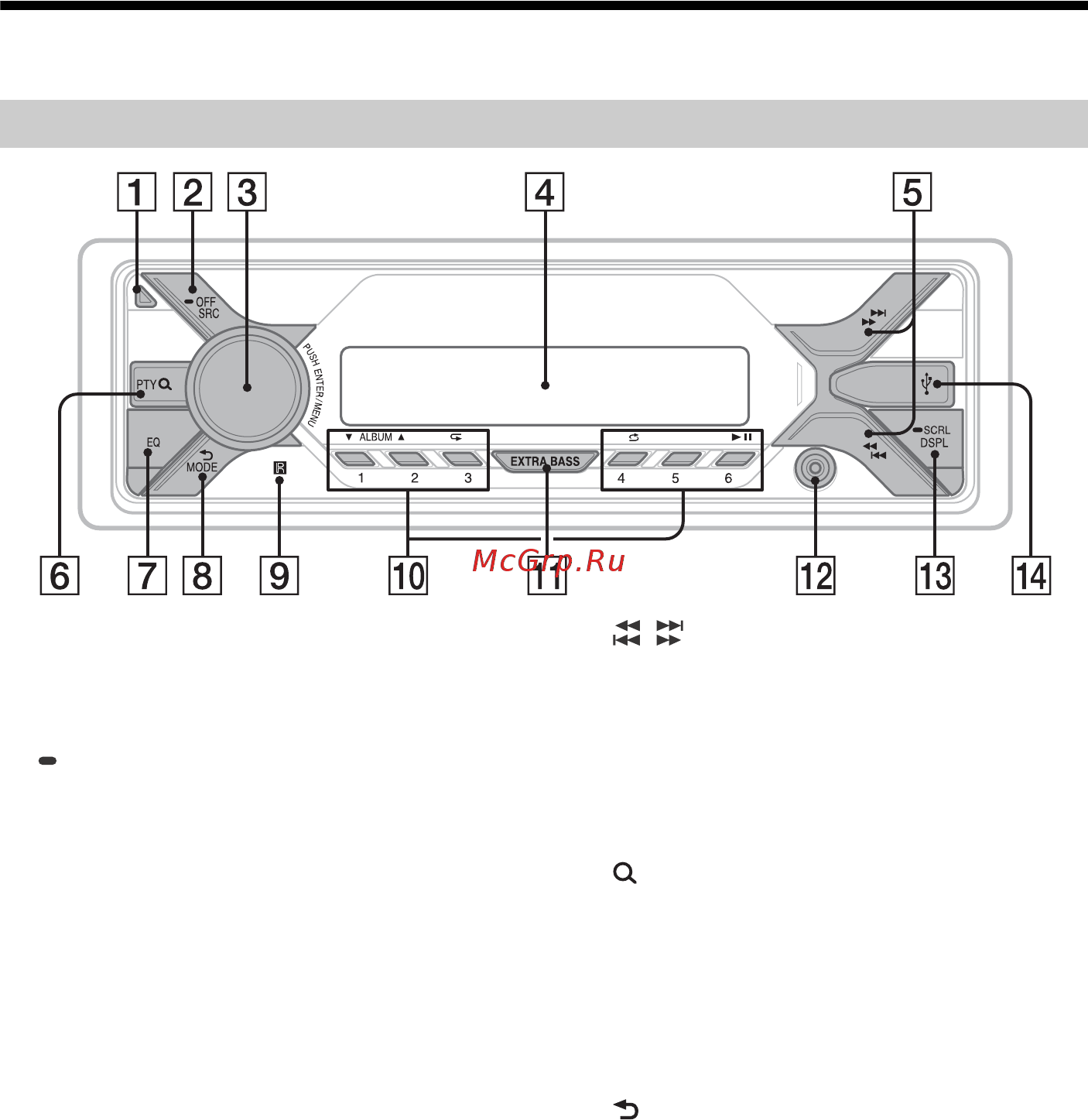 Sony DSX-A212UI [81/160] Guida alle parti e ai comandi