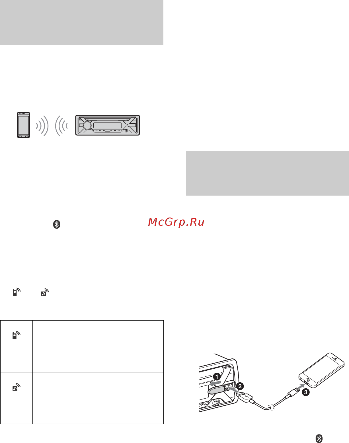 Sony MEX-N5200BT [260/300] Підключення до iphone або ipod автоматичне створення пари за технологією bluetooth