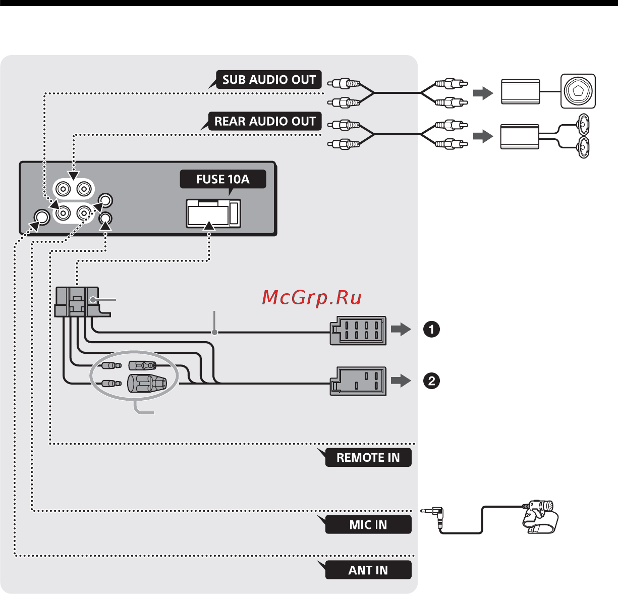 Sony MEX-N5200BT [35/300] Connection for mex n4200bt