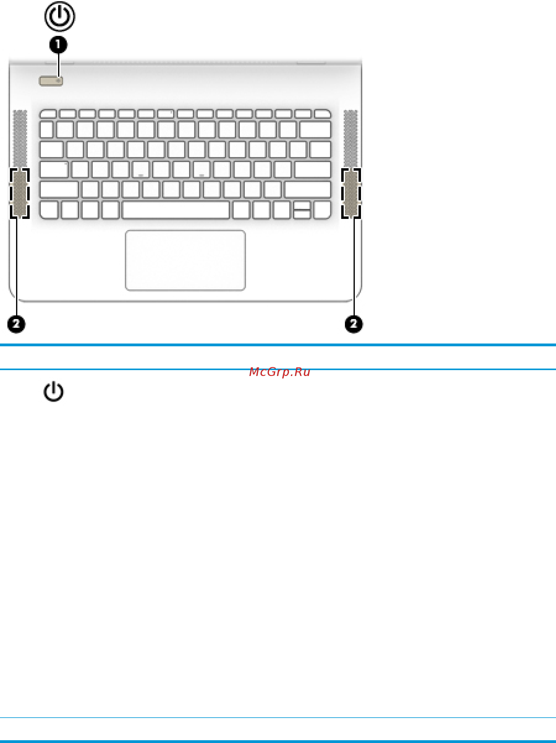 HP Envy 13-ab008ur, 1JL96EA [20/71] Кнопка и динамики