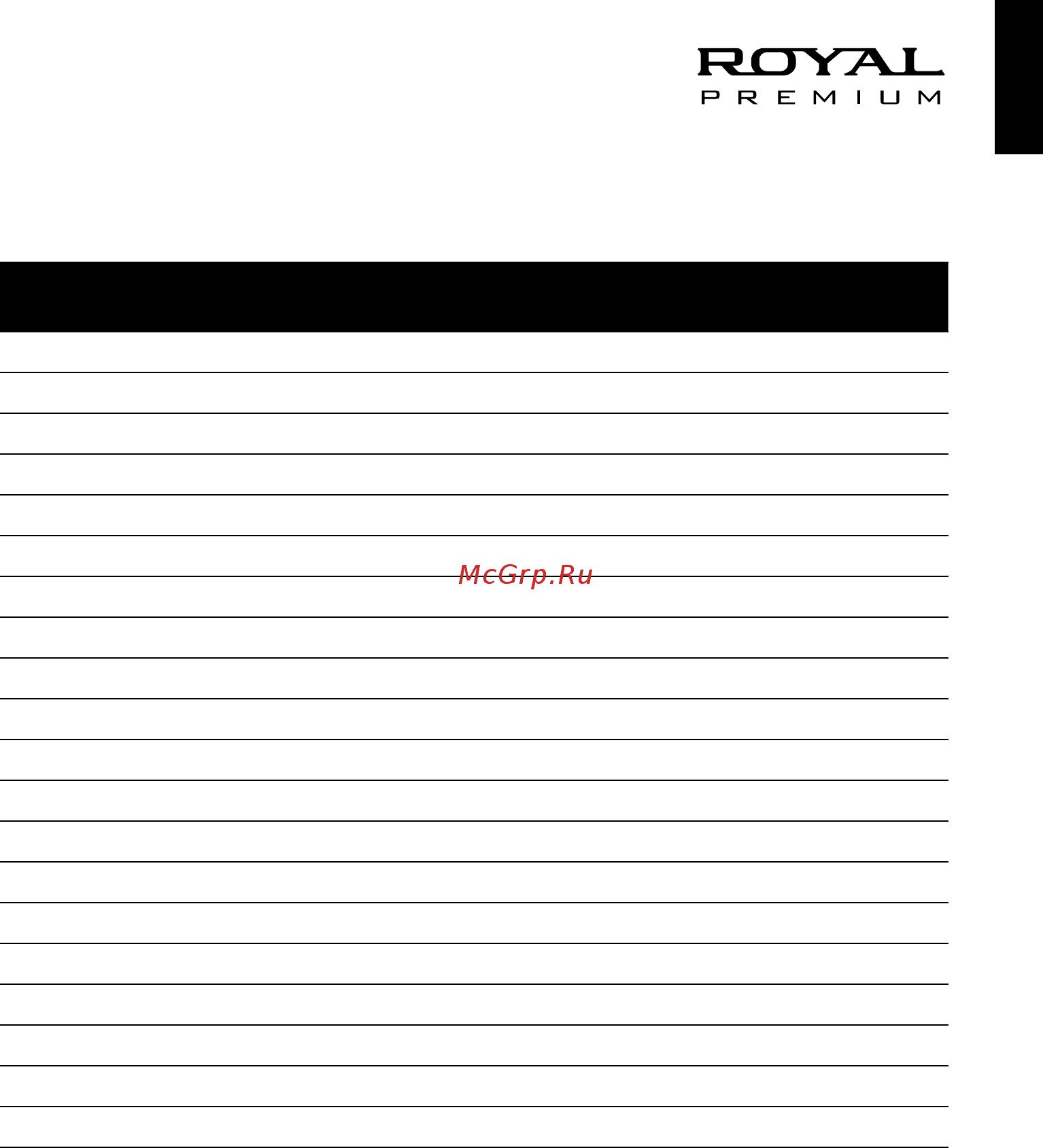 Royal Clima TRIUMPH ARCS-20HPN1T1 [17/24] Технические характеристики