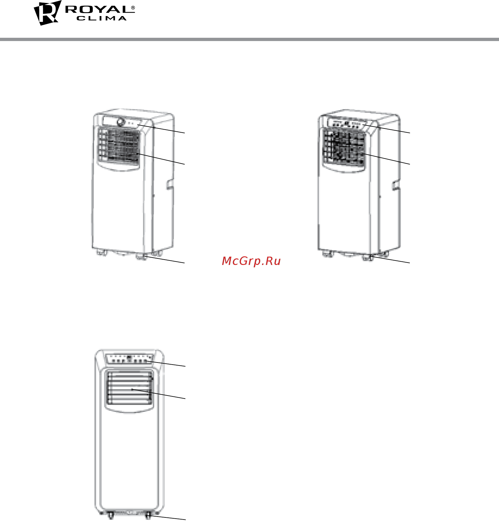 Royal Clima MOBILE Elettronico RM - M41CN-E [4/16] Устройство кондиционера
