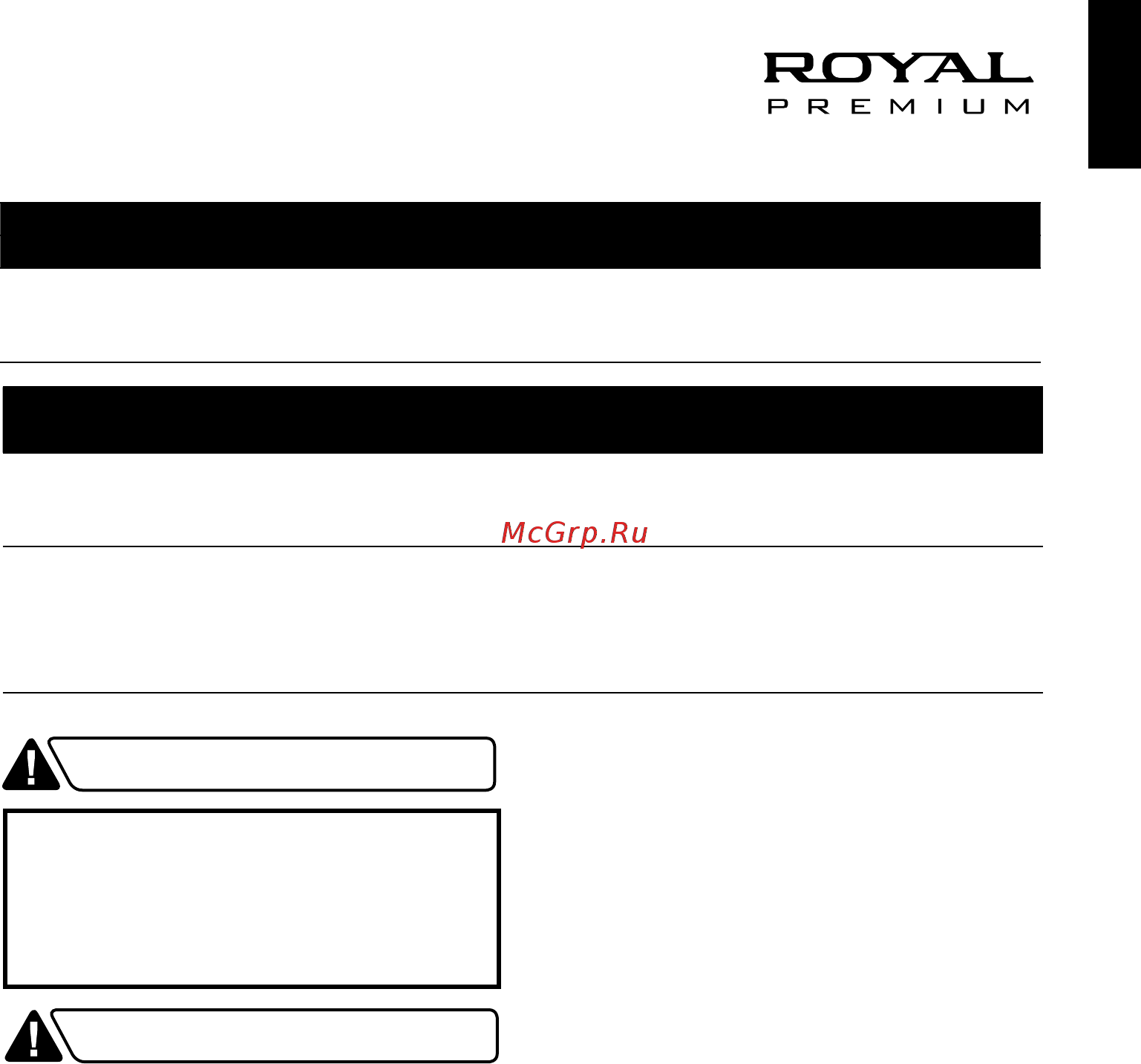 Royal Clima ROYAL PREMIUM PACR-C48HPN1 [17/24] Поиск и устранение неисправностей