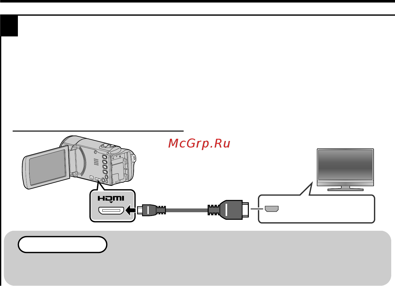 JVC GZ-HM30 SEU [14/100] Weergave op tv