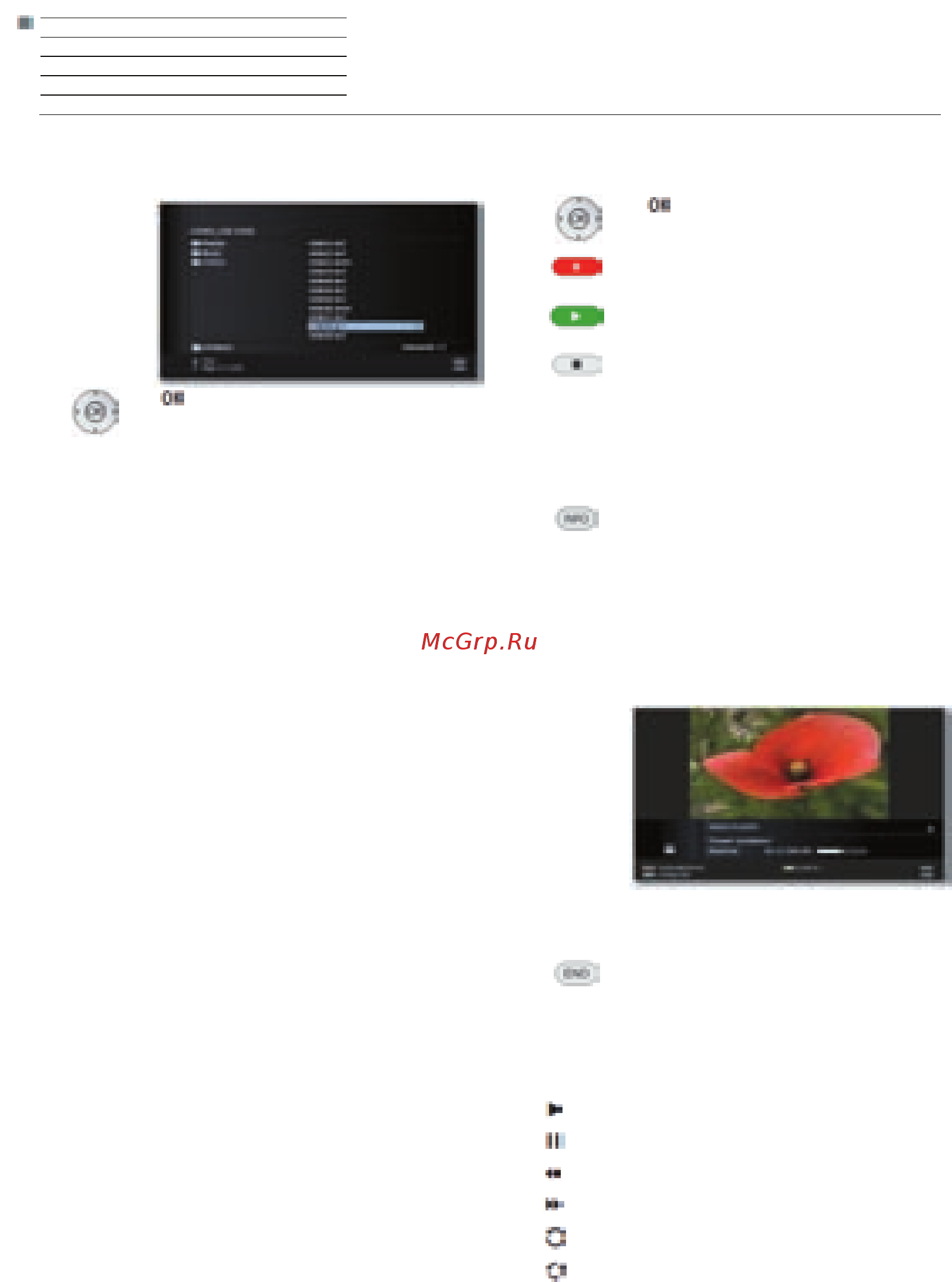 Loewe Connect ID 32 Orange+White HGL [80/164] Пояснение символов в строке статуса