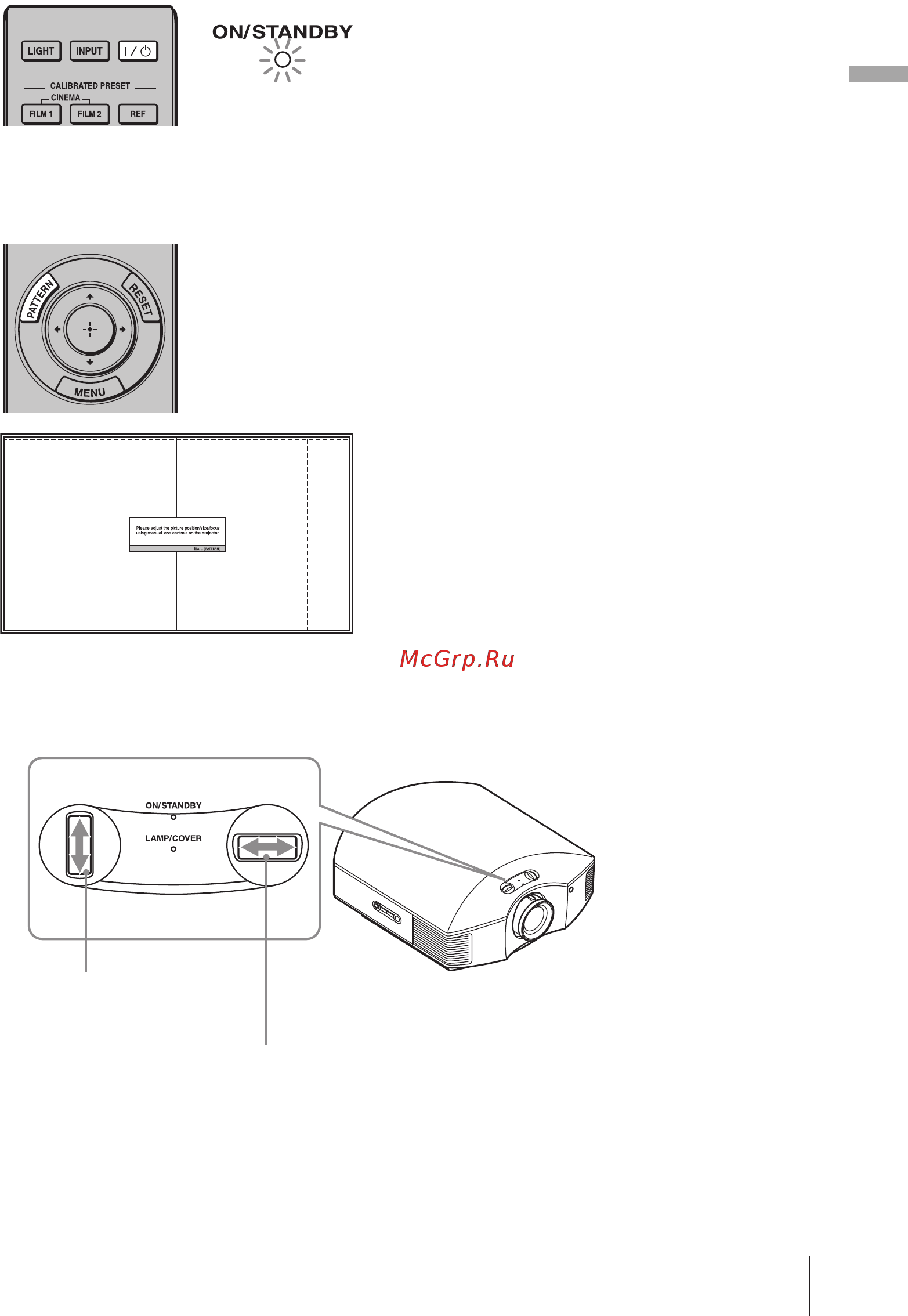 Sony VPL-HW50ES/B  Black Инструкция по эксплуатации онлайн [21/96] 227394