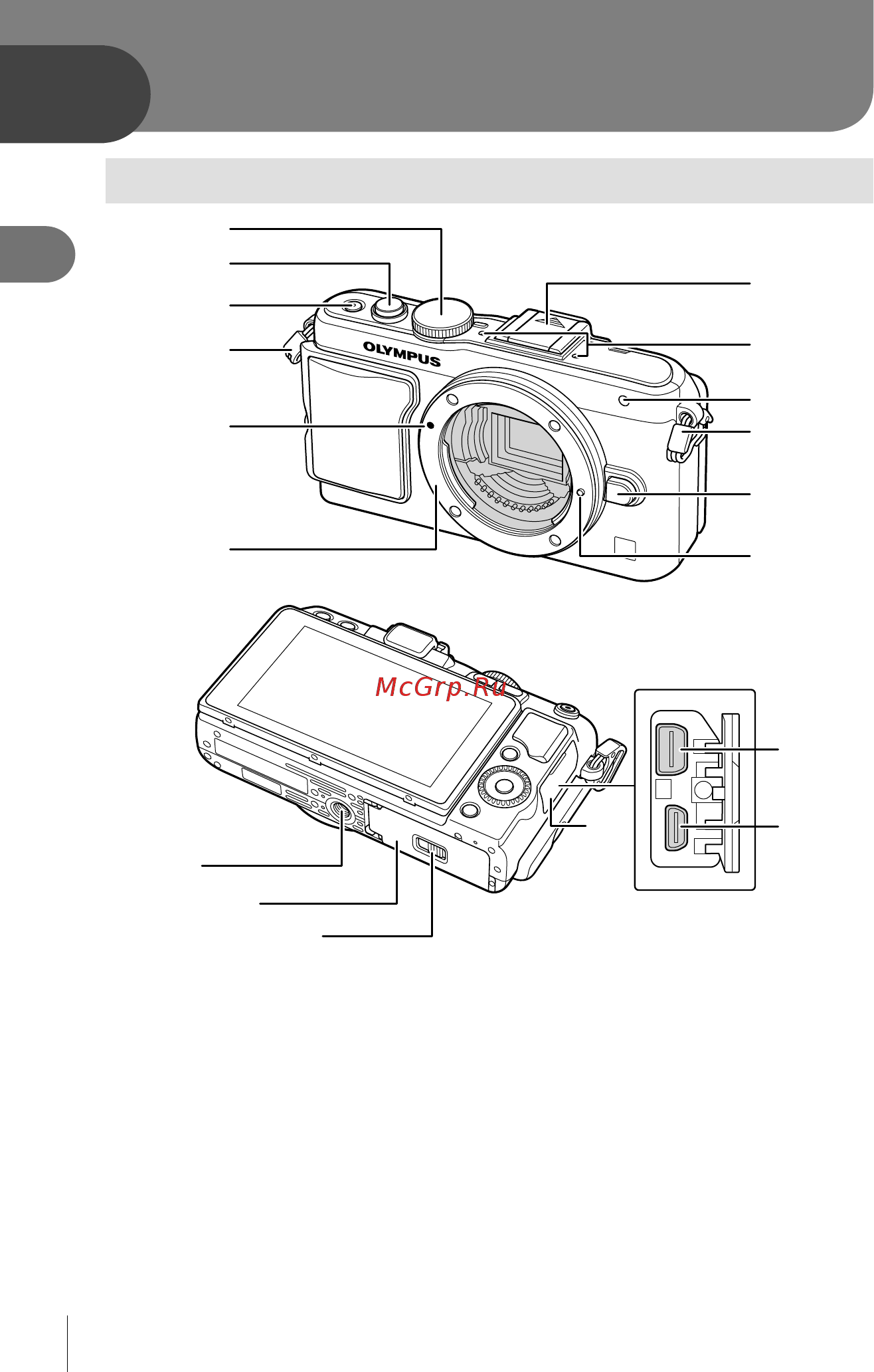 Olympus Pen E-PL6 14-42 Kit Silver [8/134] Спецификация компонентов