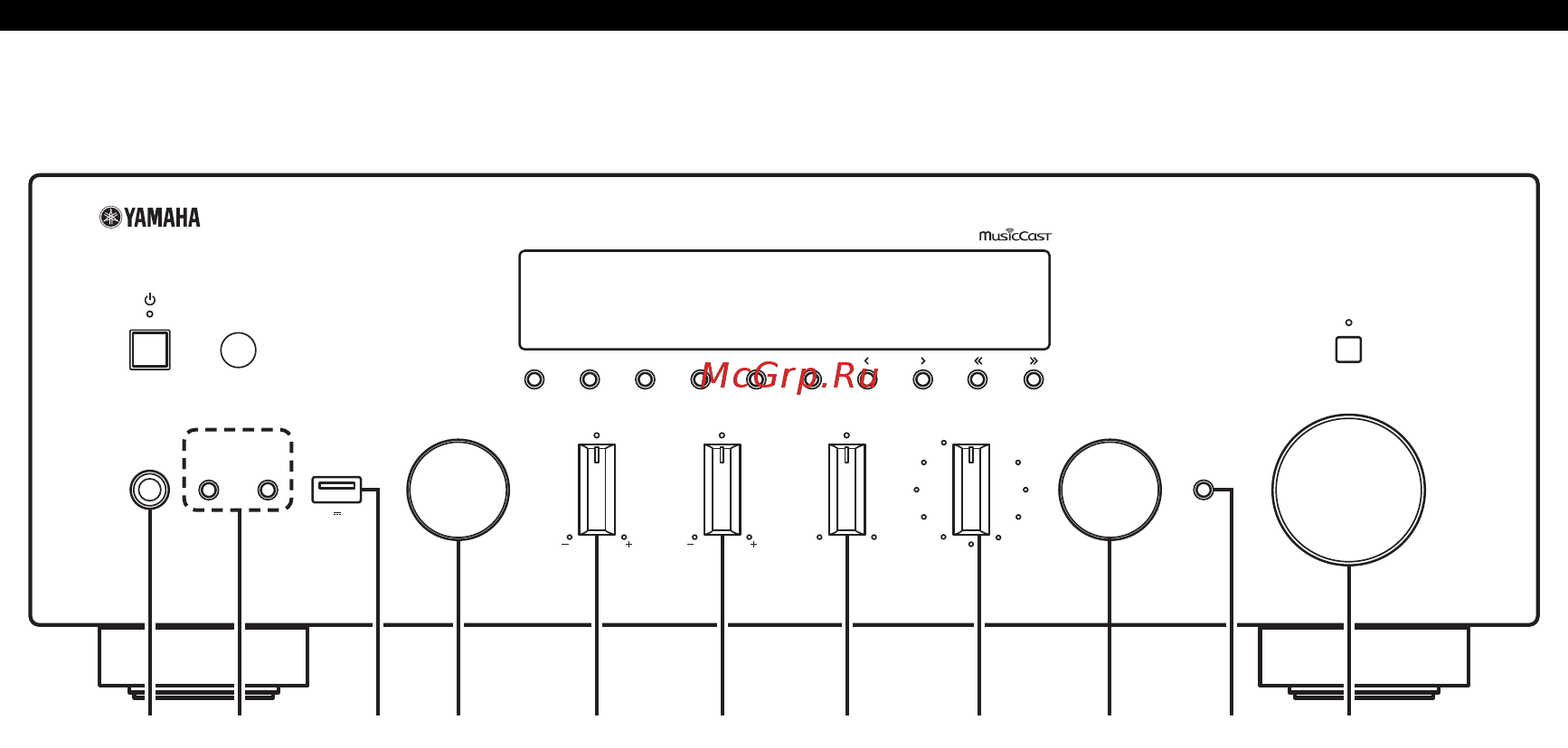 Yamaha R-N602 Black [199/507] N i h g e d j k l m f