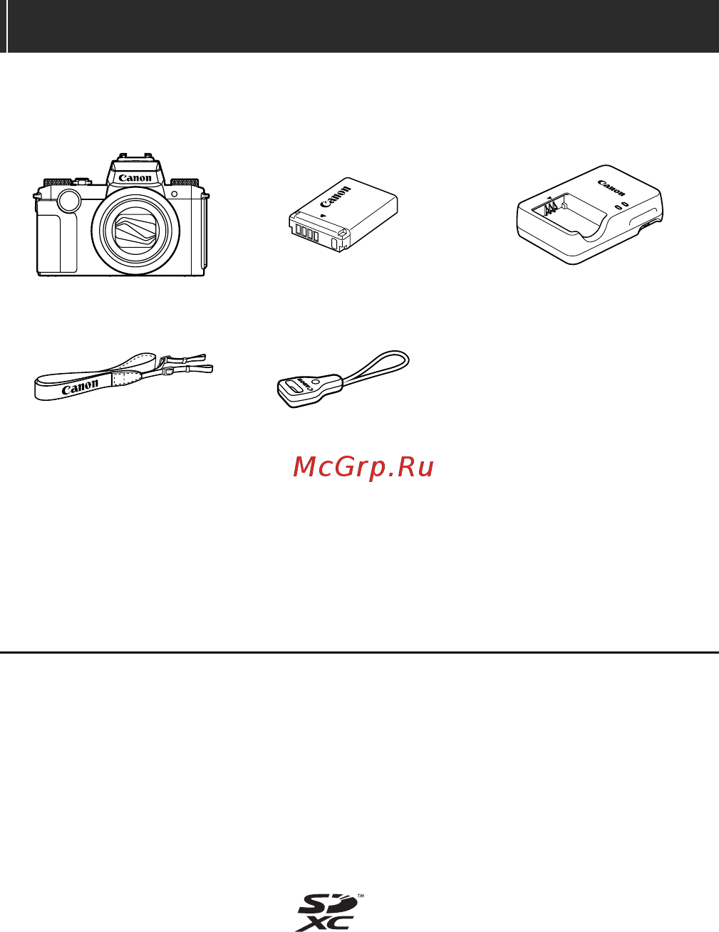 Canon PowerShot G5 X Black [2/11] Комплект поставки