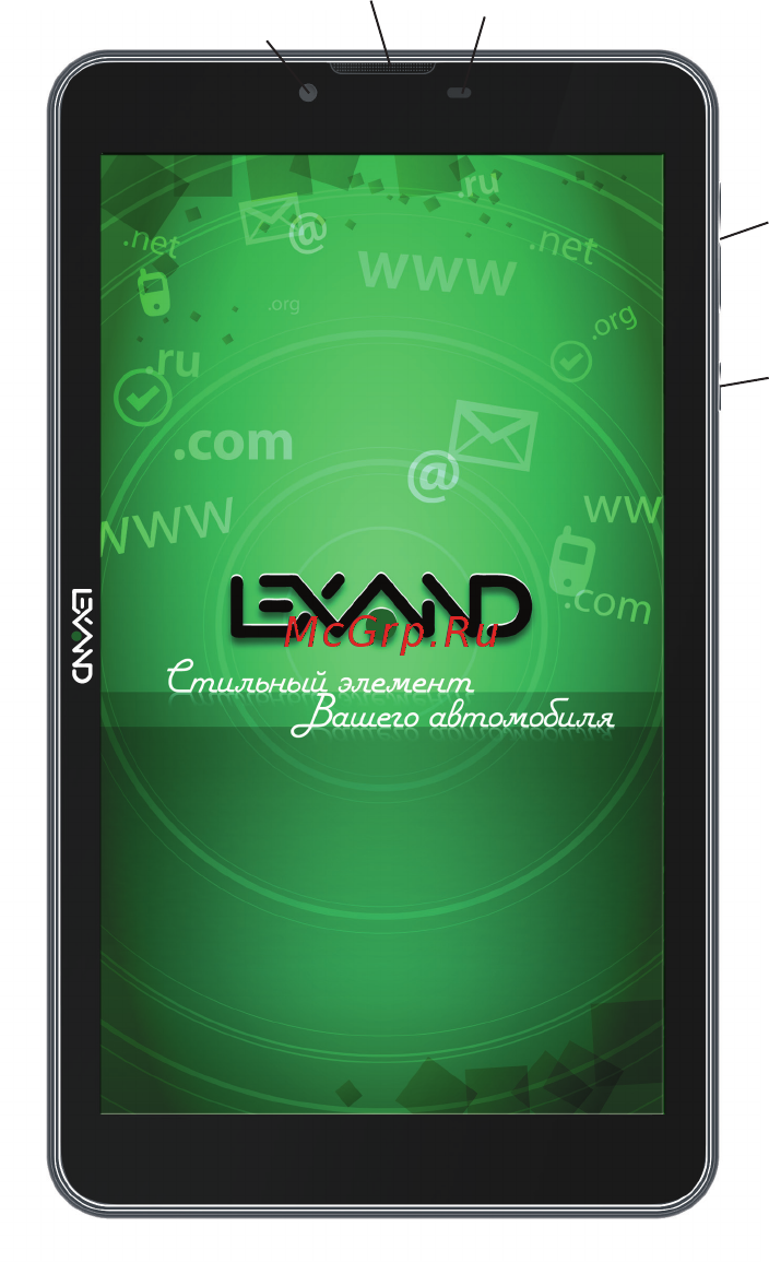 Lexand 7u0022 8 Гб Навител [10/48] Общий вид устройства