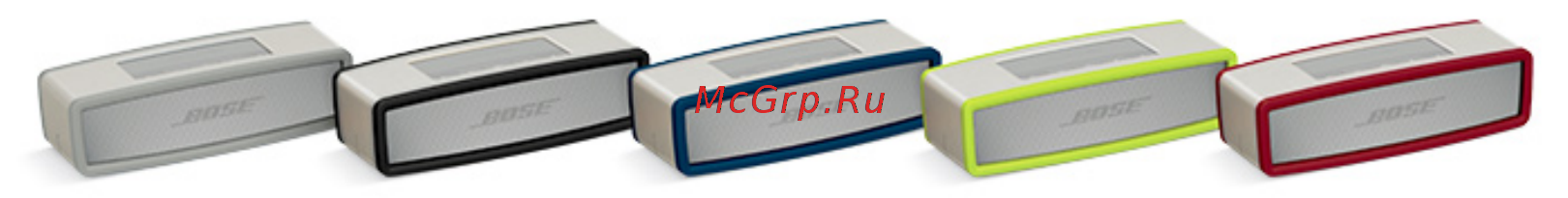 Bose SoundLink Mini Soft Cover Blue Инструкция по эксплуатации онлайн